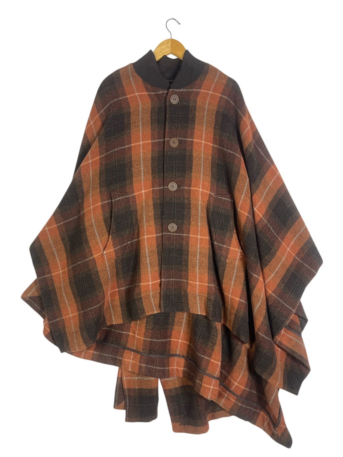 Vivienne Westwood Vivienne Westwood MAN 2-Way Convertible Cape Poncho Jacket Size US XL / EU 56 / 4 - 10 Thumbnail