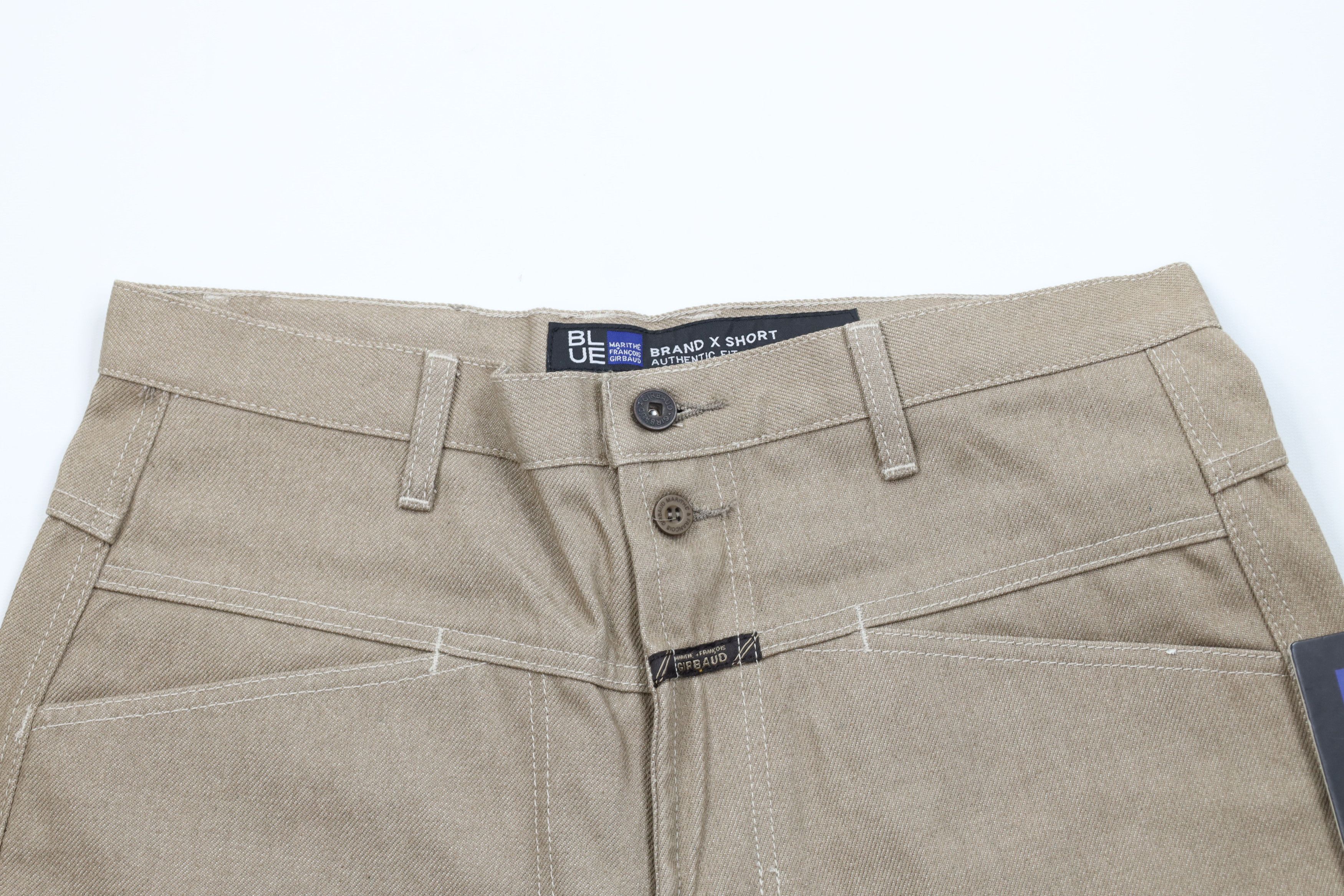 Marithe + Francois Girbaud Deadstock Vintage 90s Marithe Francois Girbaud Denim Shorts Size US 33 - 2 Thumbnail