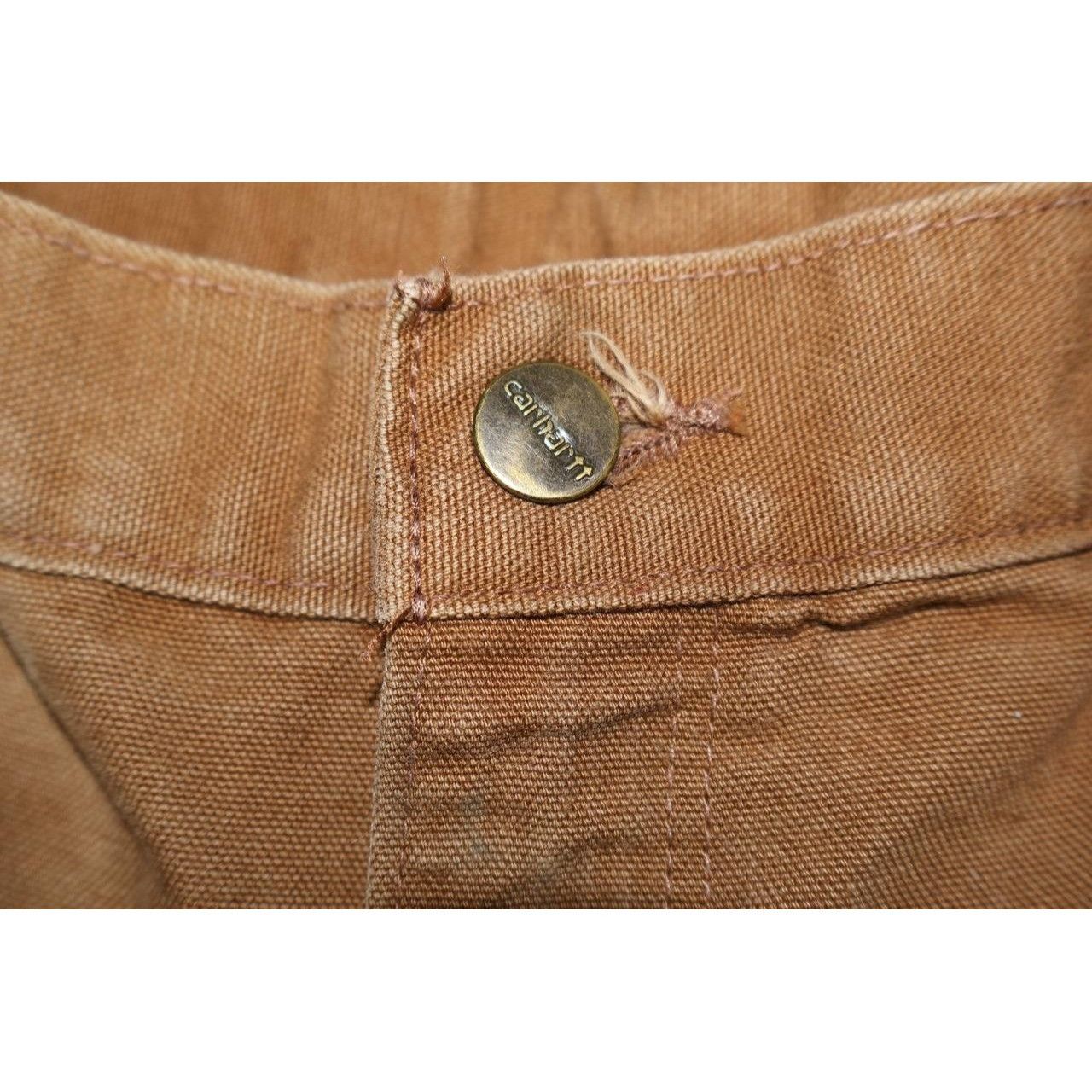 Carhartt Vintage Carhartt Double Knee Pants 34x33 Carpenter Brown Size US 34 / EU 50 - 4 Thumbnail