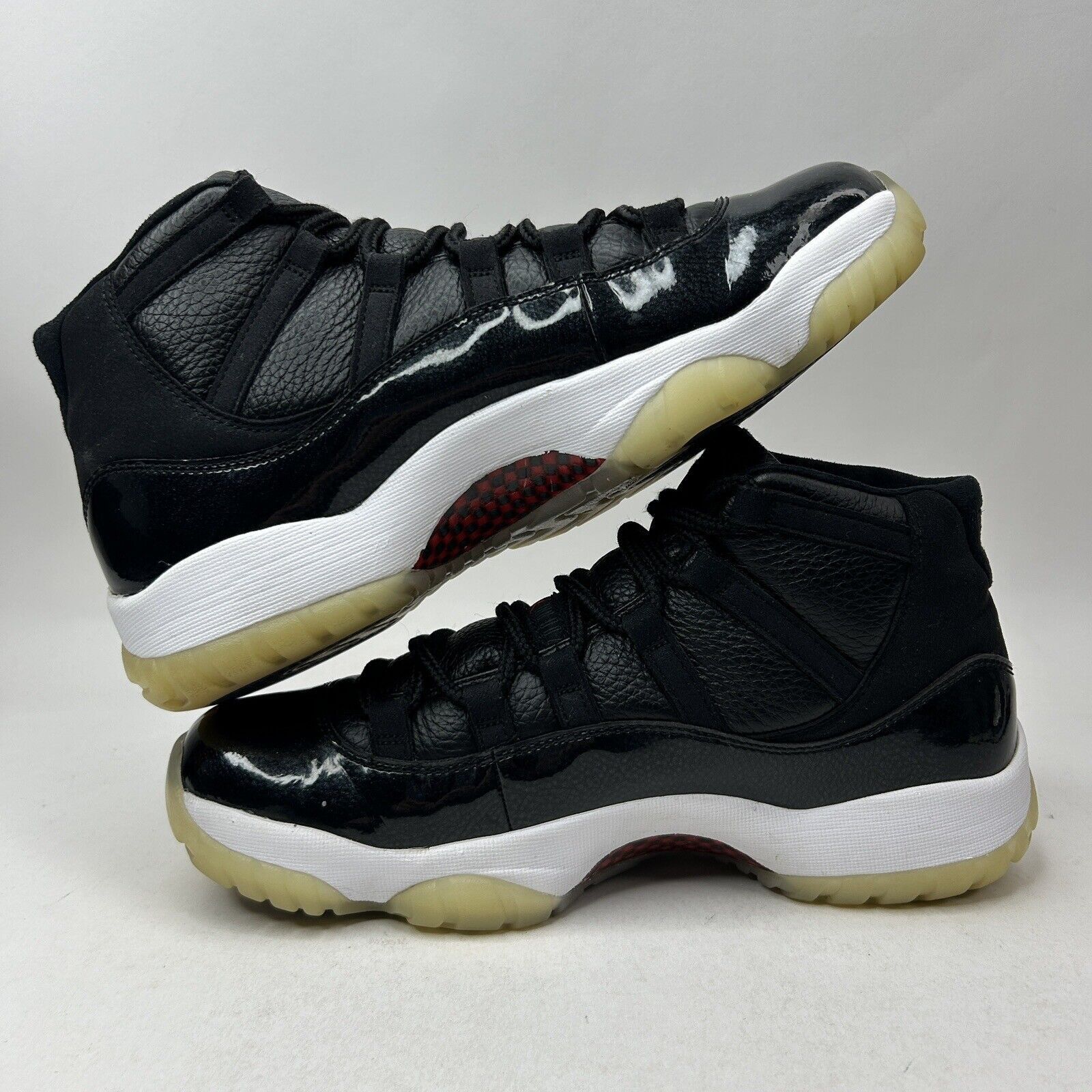 Jordan Brand Nike Air Jordan 11 Retro “72-10/White Black Gym Red” 2023 Size US 9.5 / EU 42-43 - 3 Thumbnail