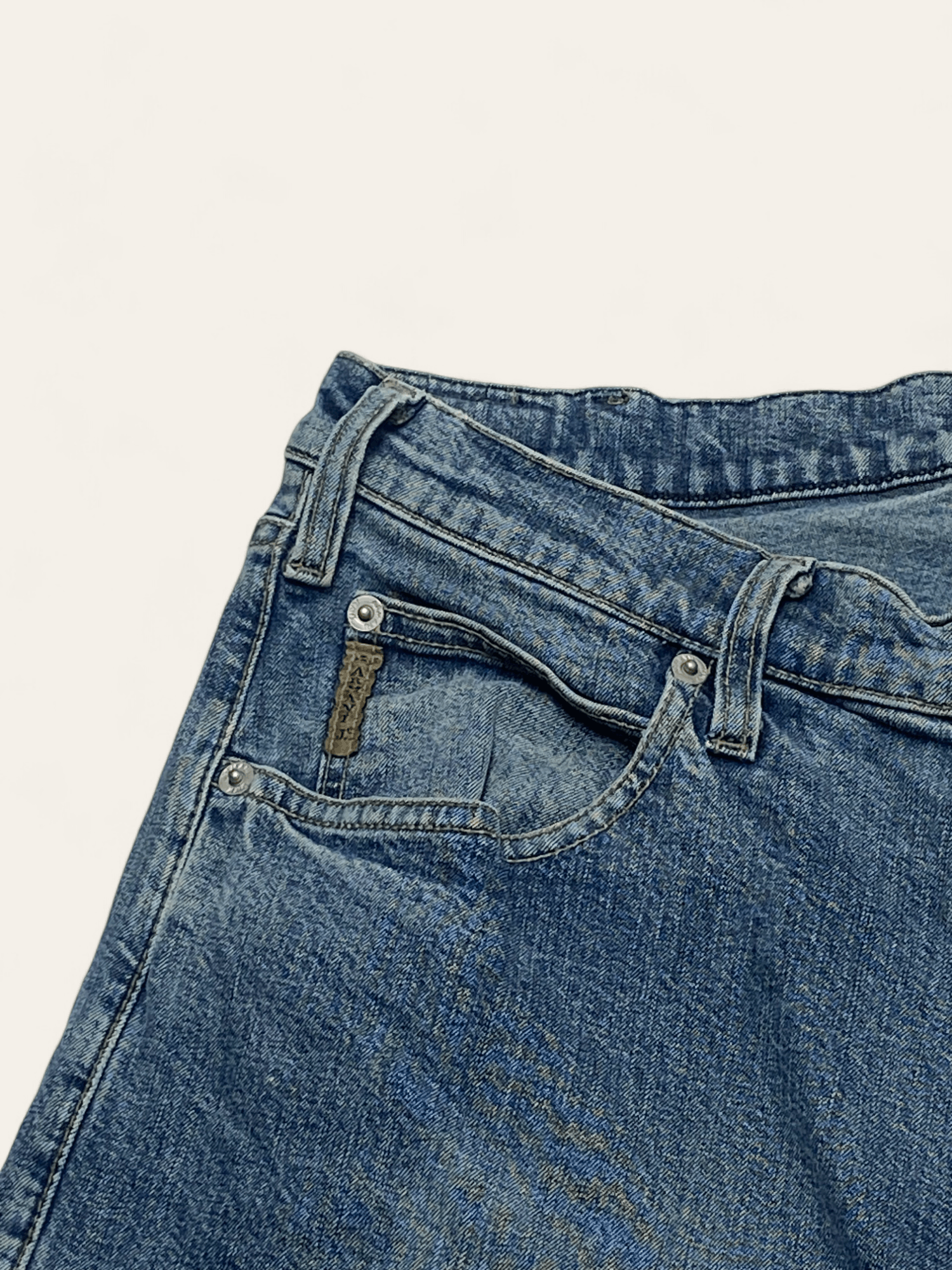 Armani 00s Vintage ARMANI JEANS Light Blue Wash Denim Jeans Y2k Size US 32 / EU 48 - 6 Thumbnail