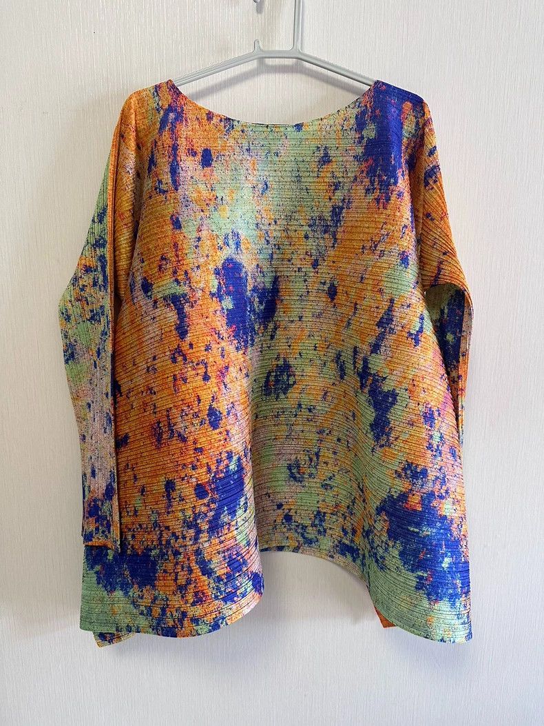 Issey Miyake Issey Miyake Starry Sky JK682 Top - dmc Size US M / EU 48-50 / 2 - 1 Thumbnail