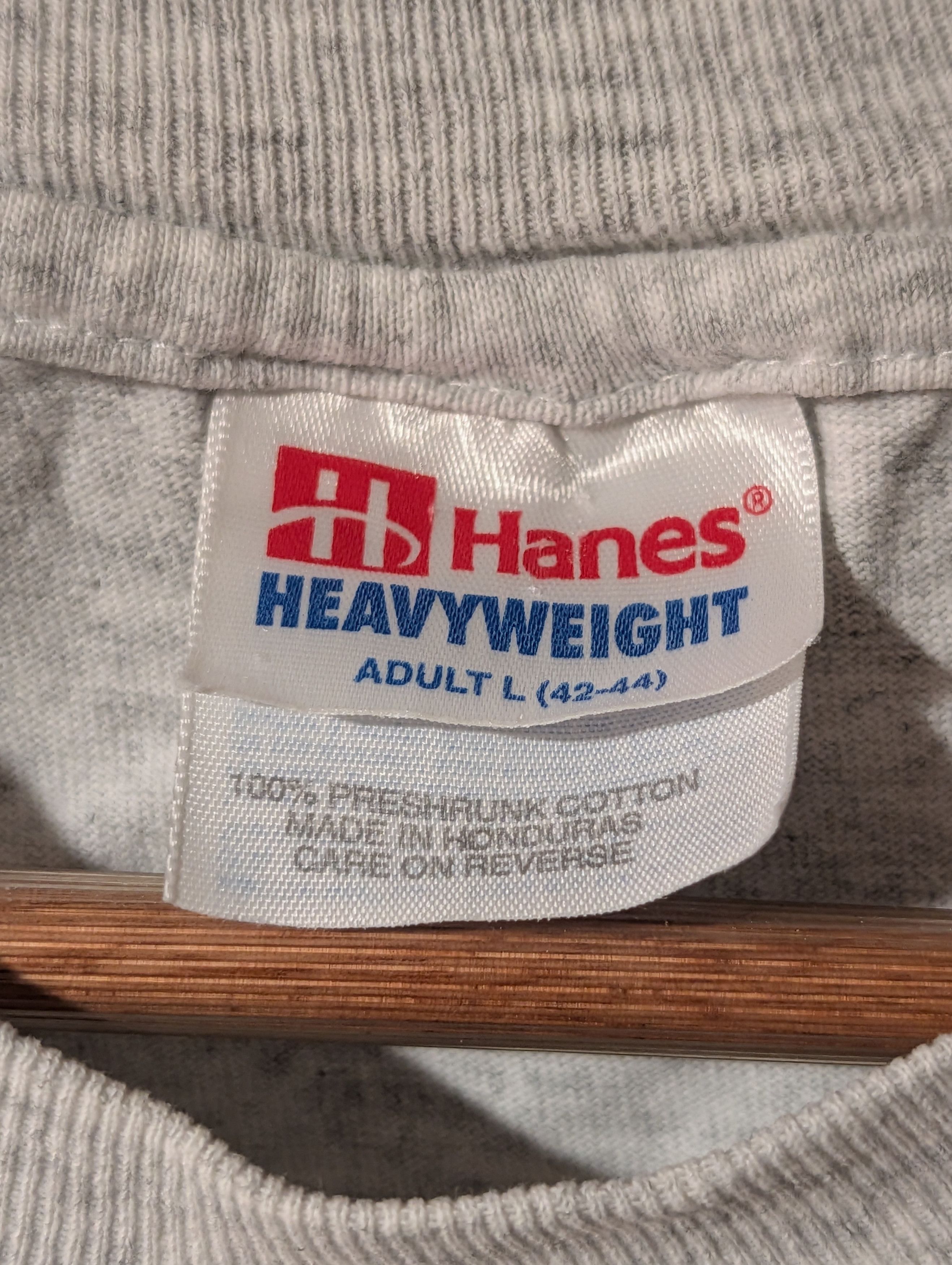 NFL Vintage 90s New York Giants NFL Helmet T-Shirt Grey Hanes Size US L / EU 52-54 / 3 - 3 Thumbnail