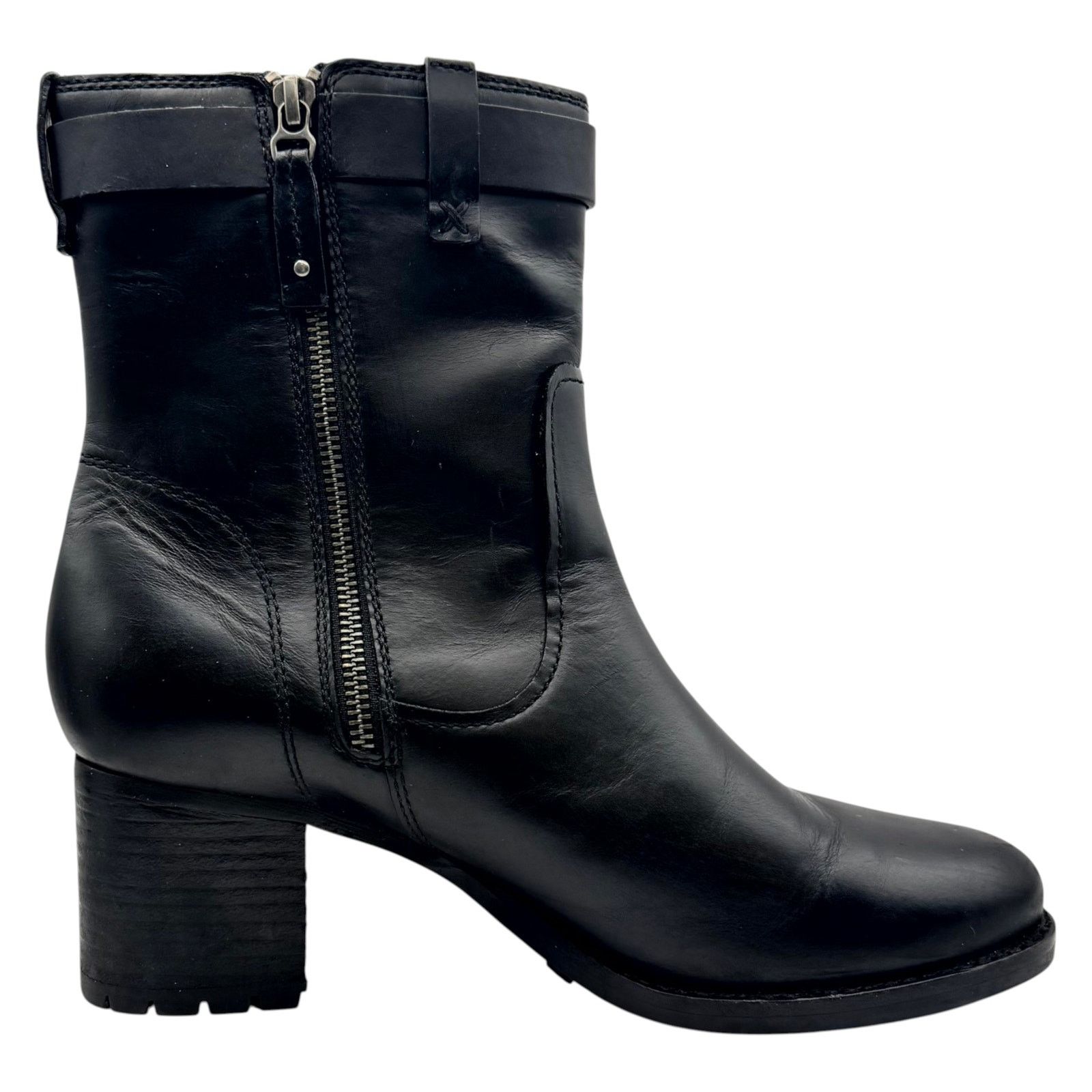 Trask Trask Madison Waterproof Booties Leather Black 11 Moto Biker Size US 11 / IT 41 - 3 Thumbnail