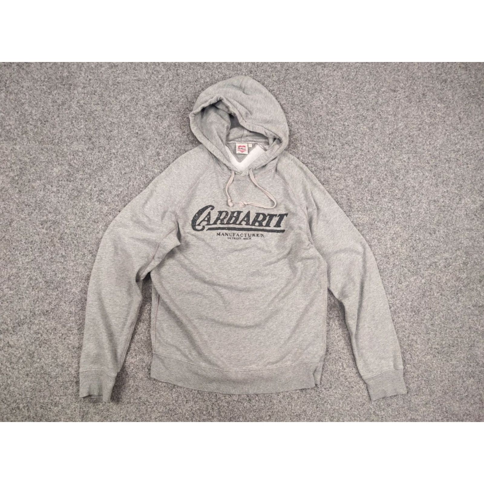Carhartt Carhartt Union Made Gray Detroit Logo Hoodie Main Selling Point Logo Hoodie Men's S Gray Vintage No N/A Size US S / EU 44-46 / 1 - 7 Thumbnail