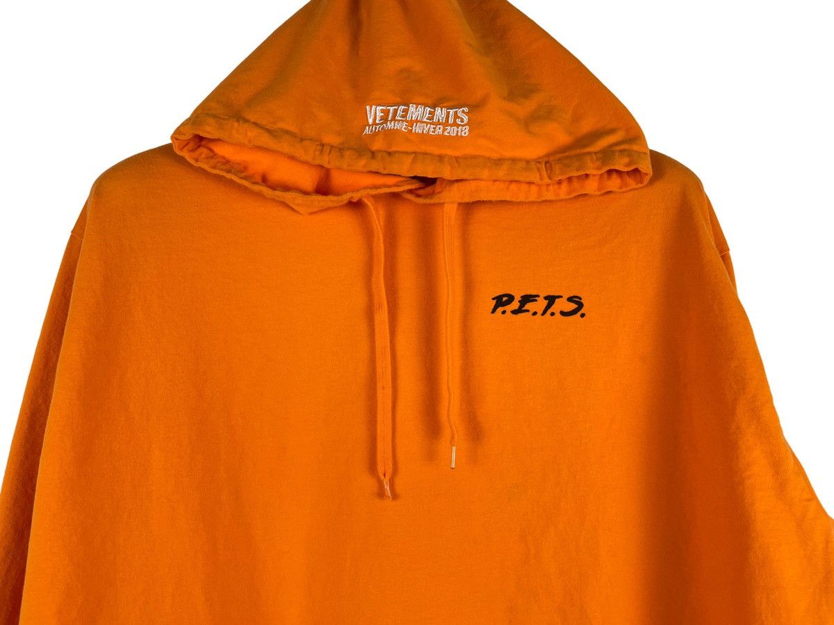 Vetements Vetements P.E.T. SS18 Hoodie Size US S / EU 44-46 / 1 - 3 Thumbnail