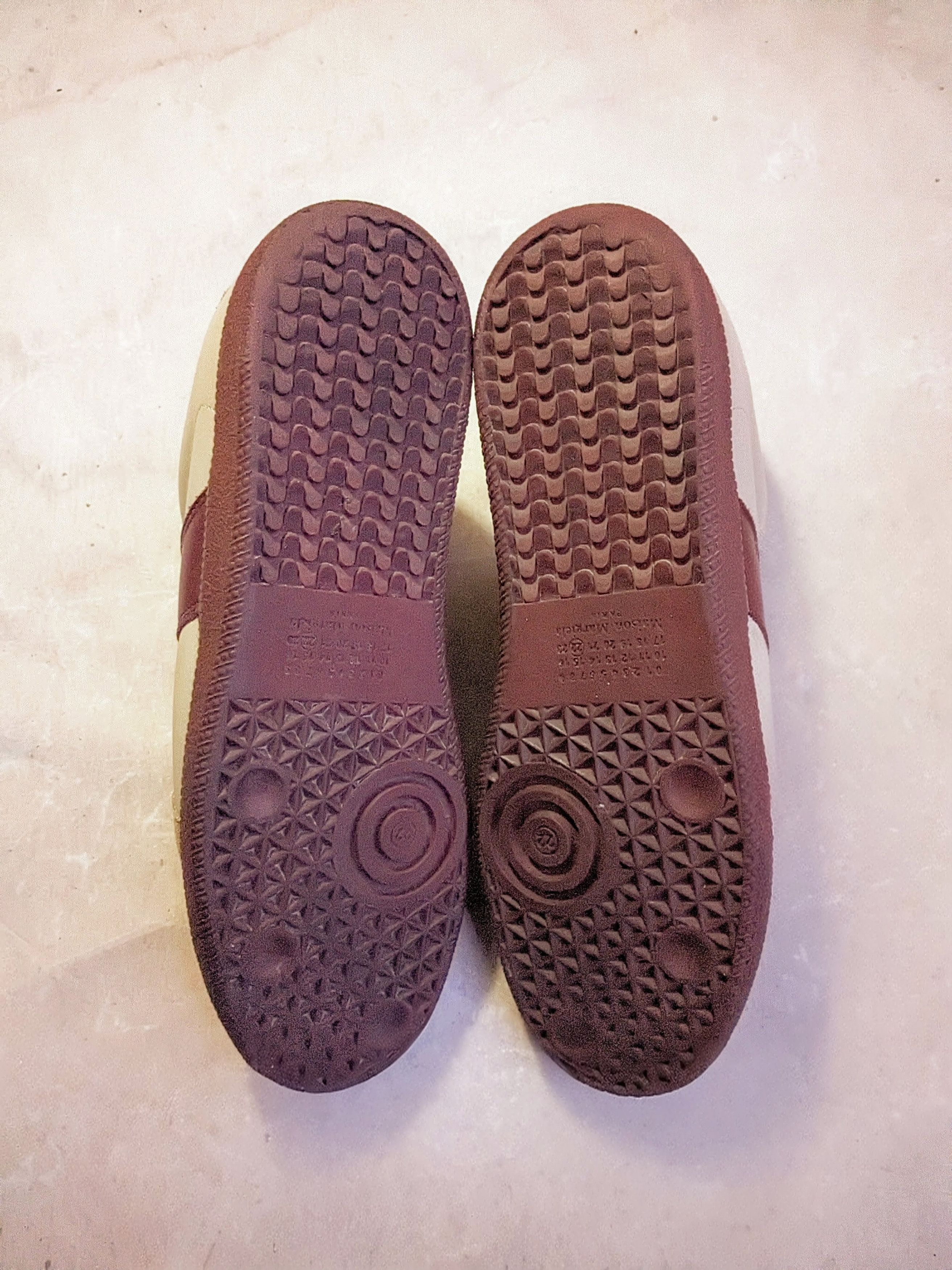 Maison Margiela Maison Margiela Replica GAT Biege Burgundy 12 45 Suede Size US 12 / EU 45 - 12 Thumbnail