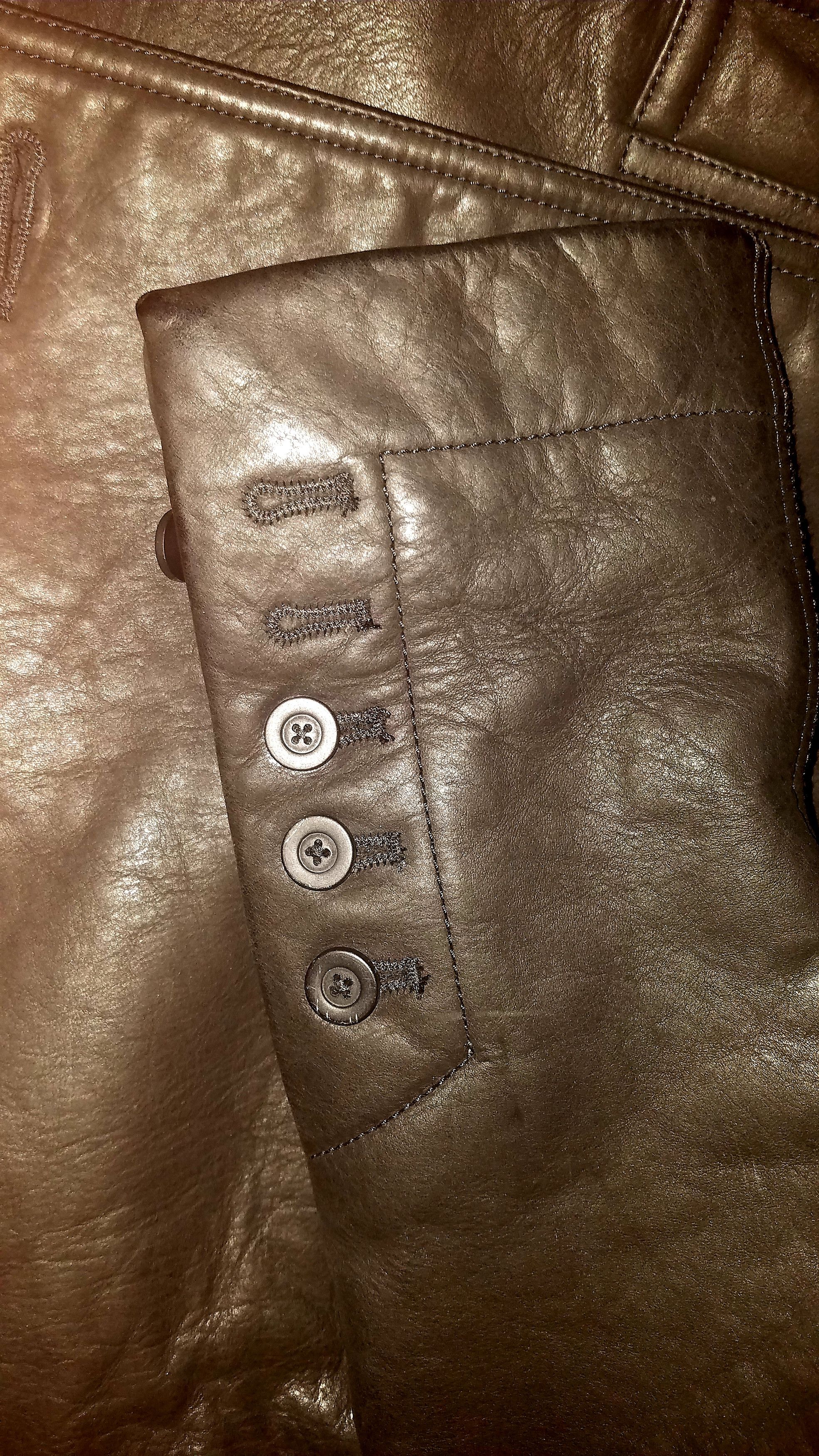 Rick Owens AW 2015 Leather Tub Pea Coat Size US S / EU 44-46 / 1 - 8 Thumbnail