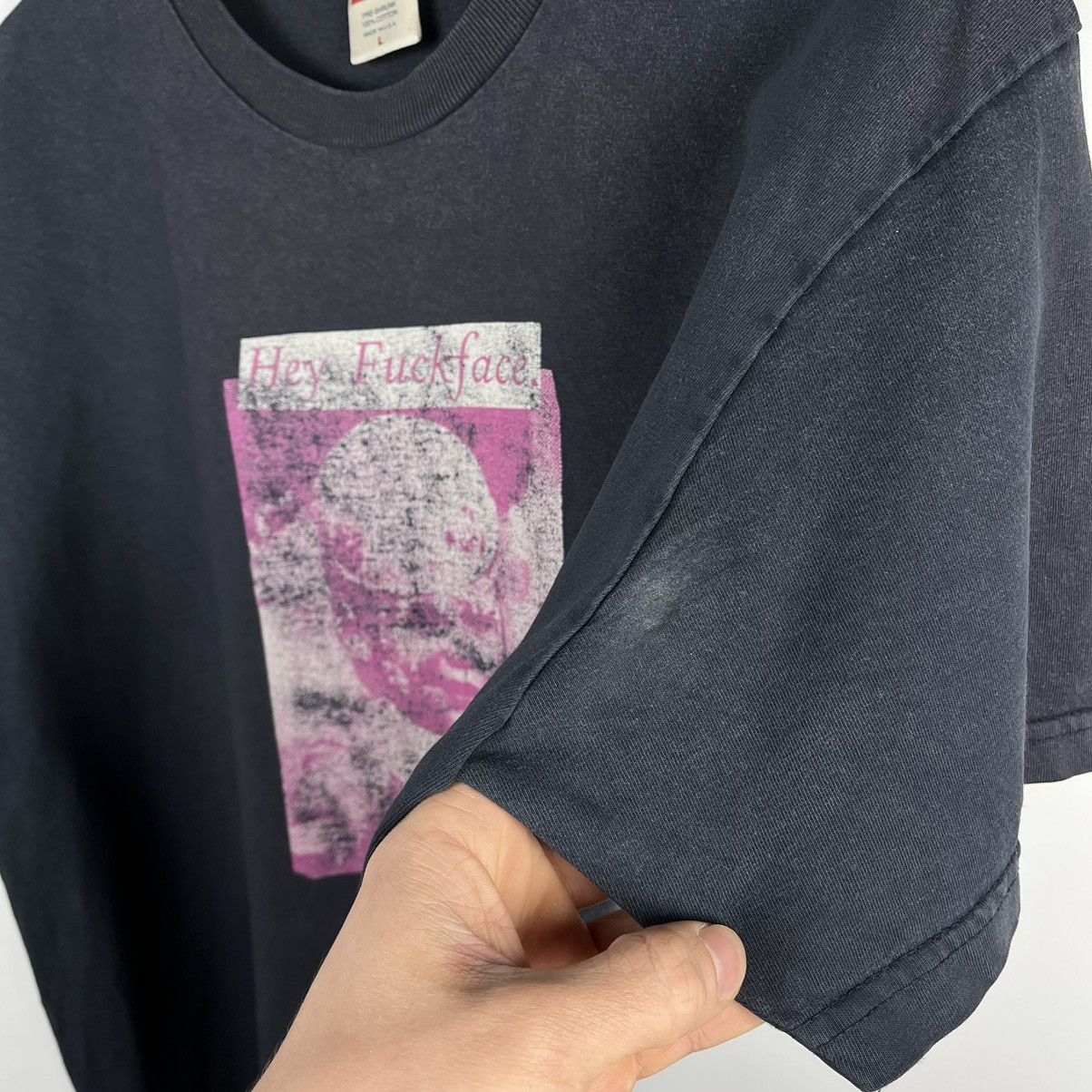 Supreme Supreme Hey Fuckface big logo tee ss18 Size US L / EU 52-54 / 3 - 8 Thumbnail