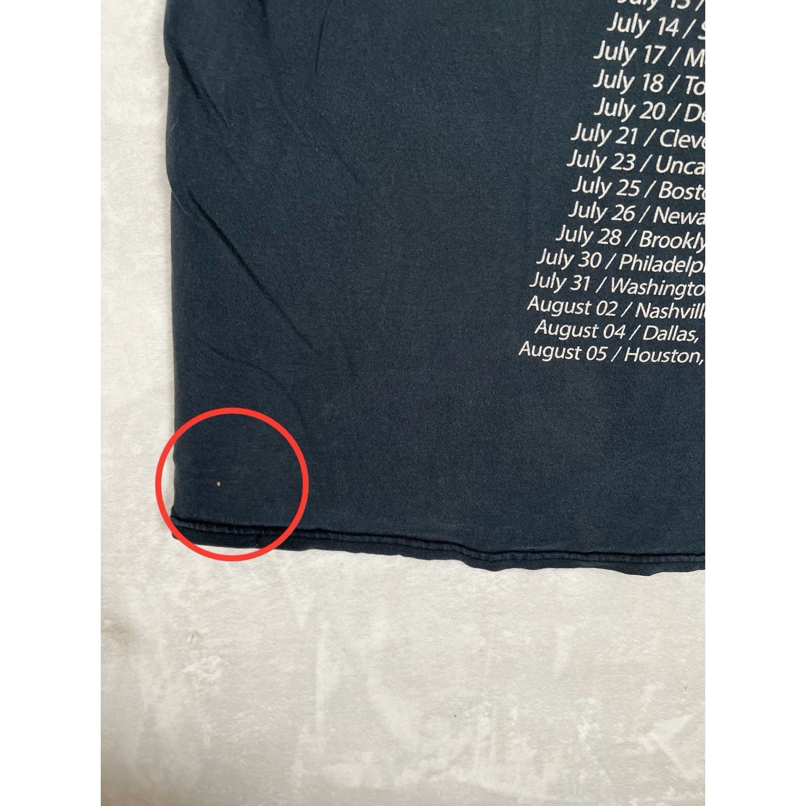 Other Queen Adam Lambert Concert Tour T-Shirt Size XL Double Side Size US XL / EU 56 / 4 - 12 Thumbnail