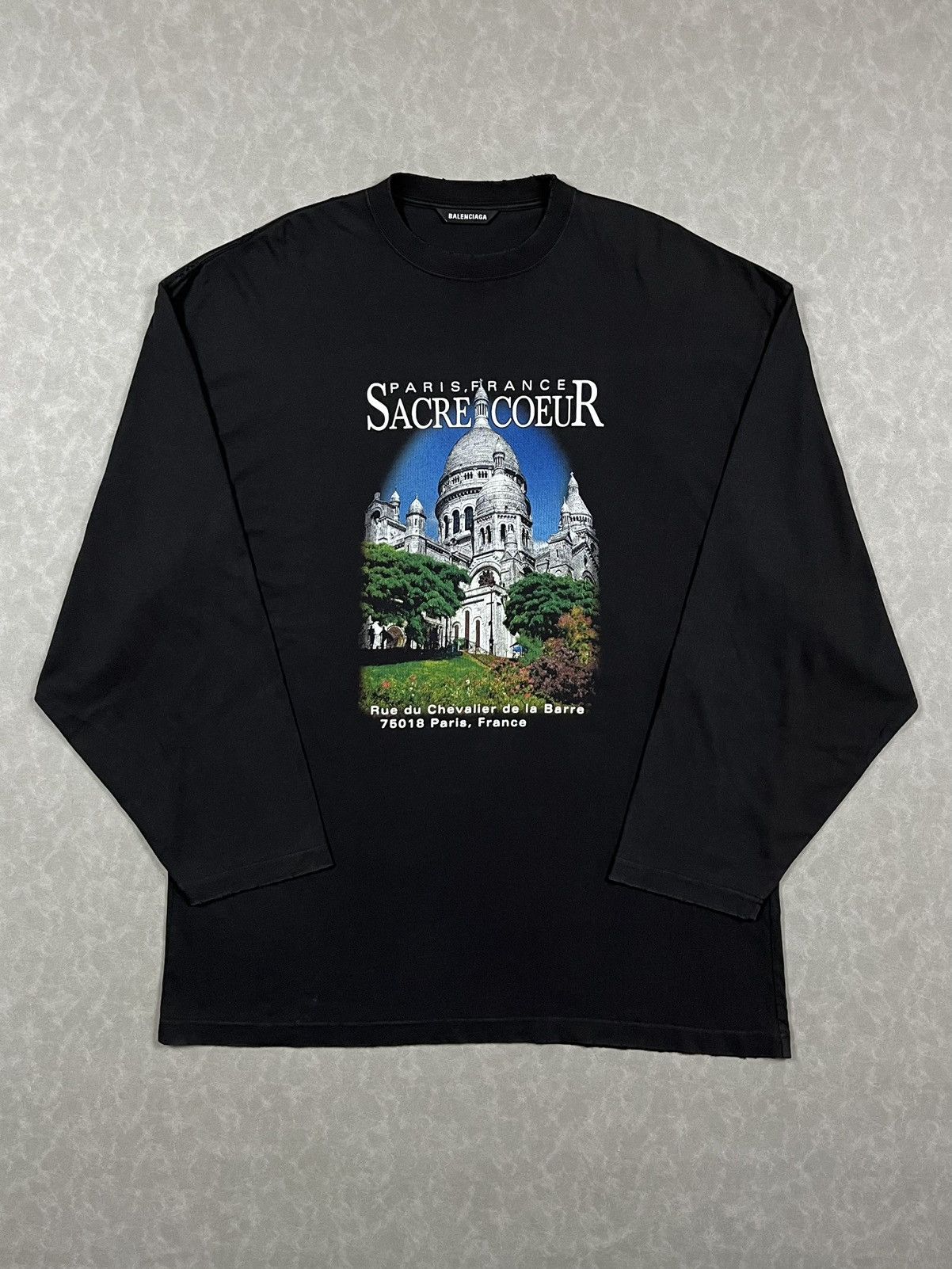 Balenciaga Balenciaga scare couer oversized distressed longsleeve Size US L / EU 52-54 / 3 - 1 Thumbnail