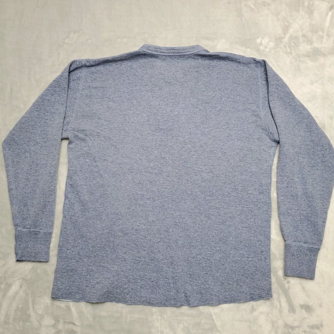 Vintage VINTAGE LL Bean River Shirt Men XL Tall Blue Henley Two Layer Long Sleeve Driver Shirt Size US L / EU 52-54 / 3 - 5 Thumbnail