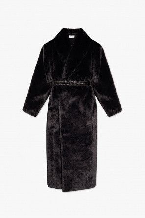 Saint Laurent Paris o1bcso1str1124 Coat in Black Size XS / US 0-2 / IT 36-38 - 1 Thumbnail