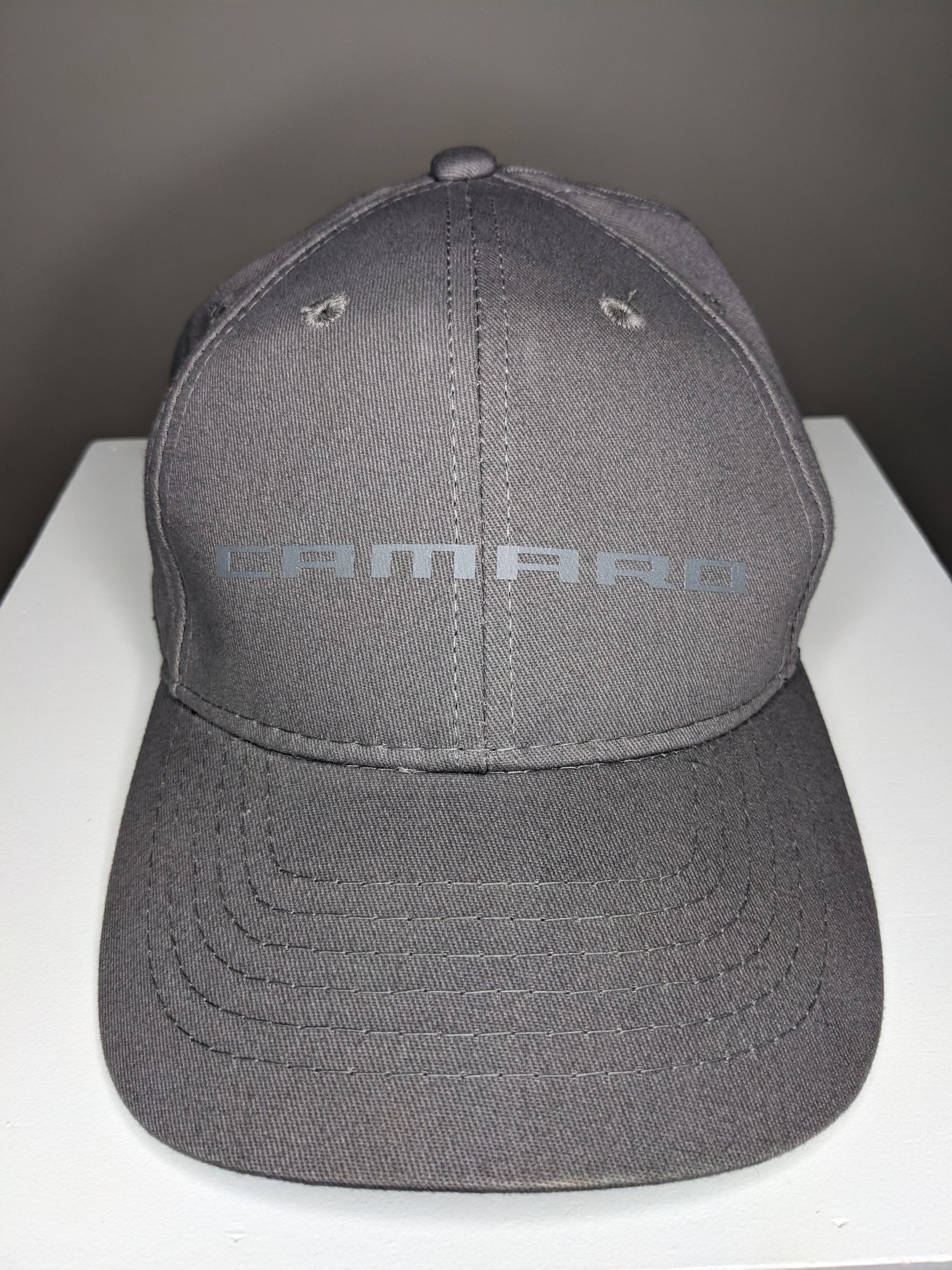Chevrolet Chevrolet Camero Strapback Hat Adult OS Grey Graphic Cap Size ONE SIZE - 1 Thumbnail