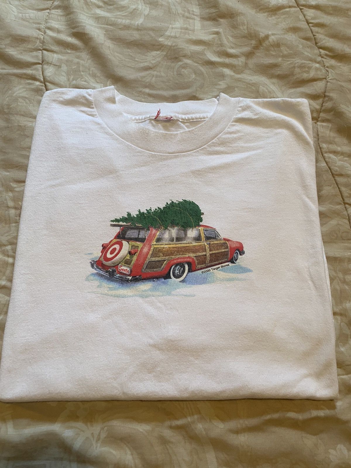 Vintage Vintage 90s Target Christmas Ad T Shirt Size US XL / EU 56 / 4 - 1 Thumbnail