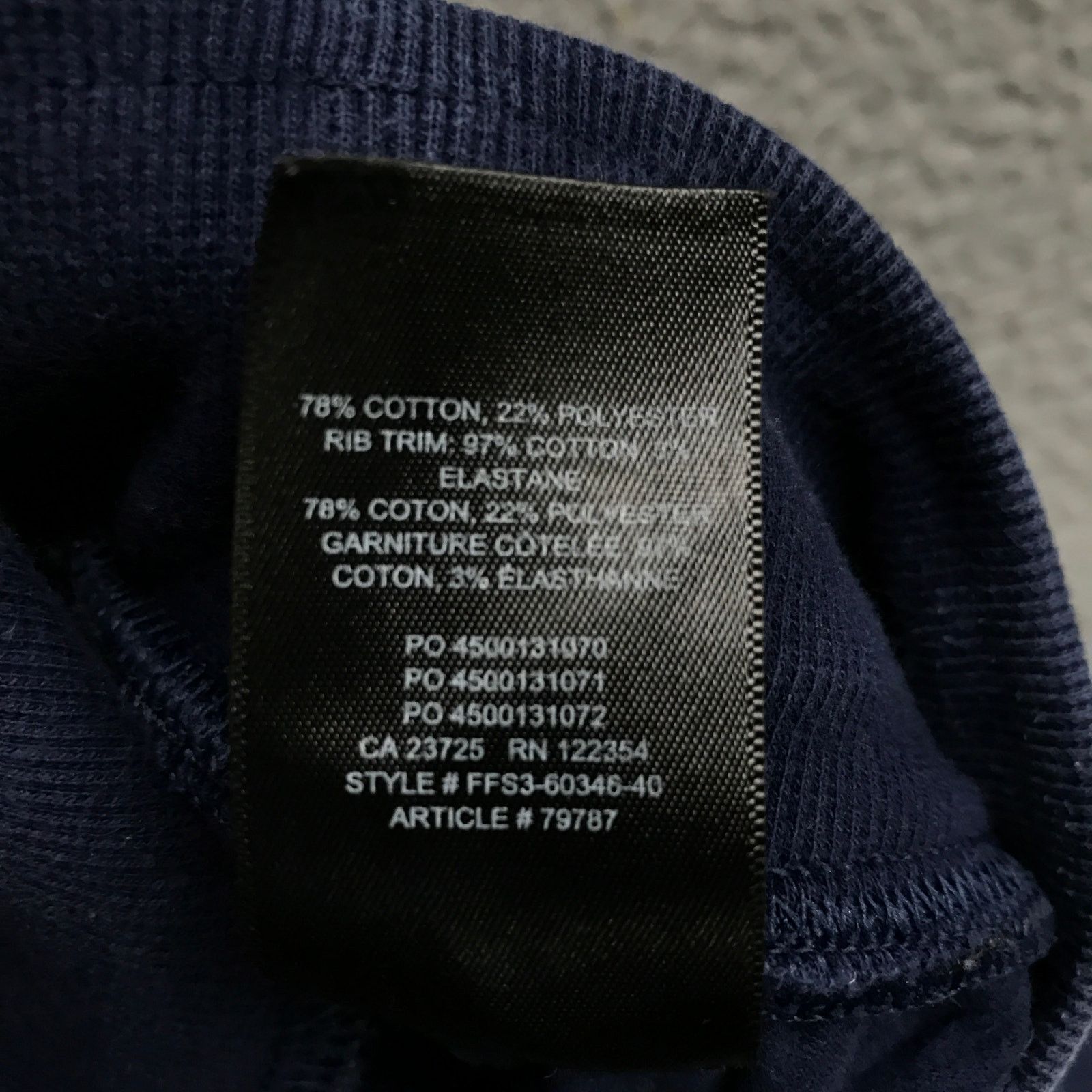TNA TNA Aritzia Cozy Fleece Sweatpants Womens XXS Pocket Navy Size 26" / US 2 / IT 38 - 5 Thumbnail