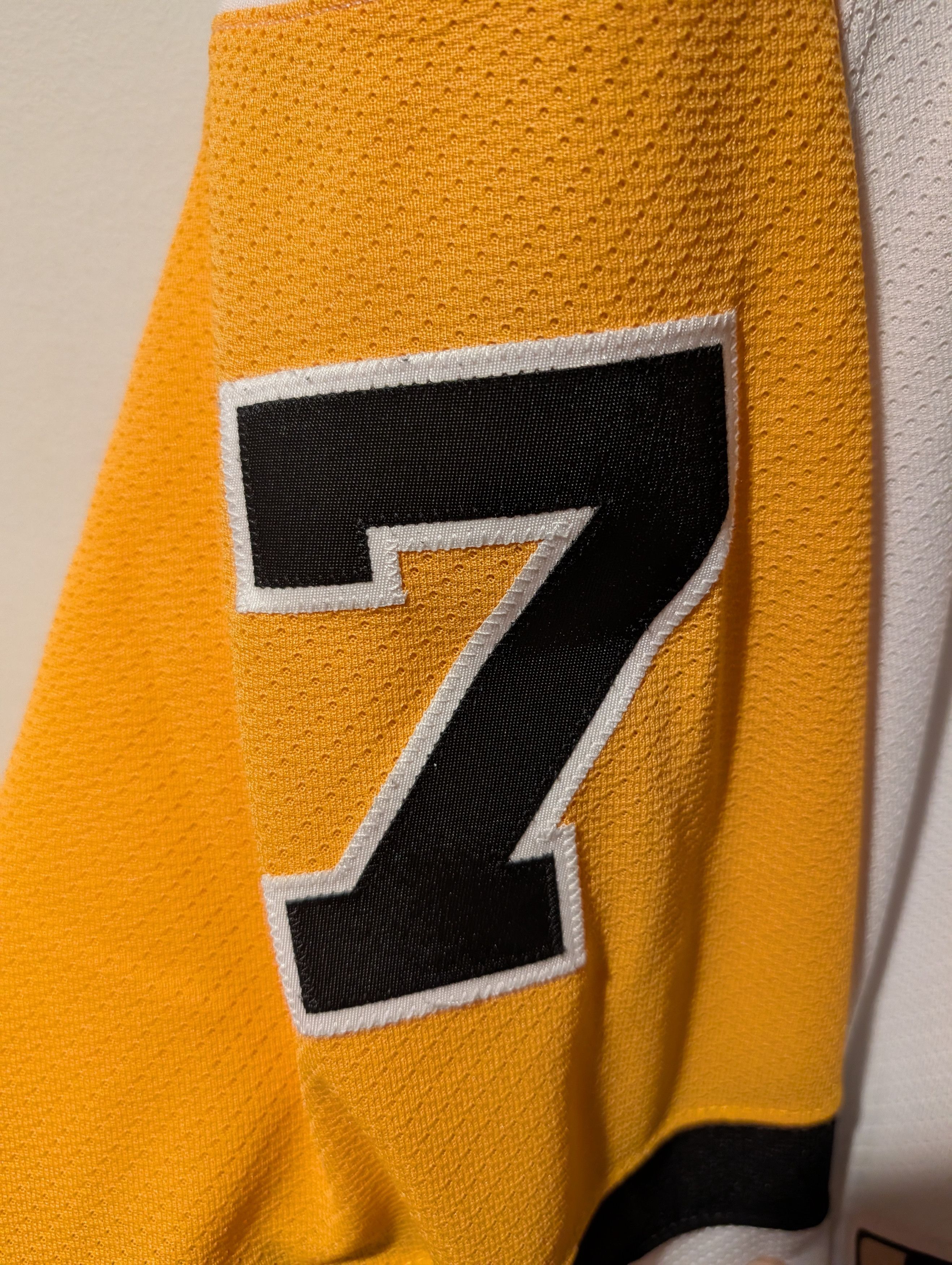 NHL CCM Wilkes-Barre Scranton Penguins Sorkin #7 Hockey Jersey Size US XL / EU 56 / 4 - 5 Thumbnail