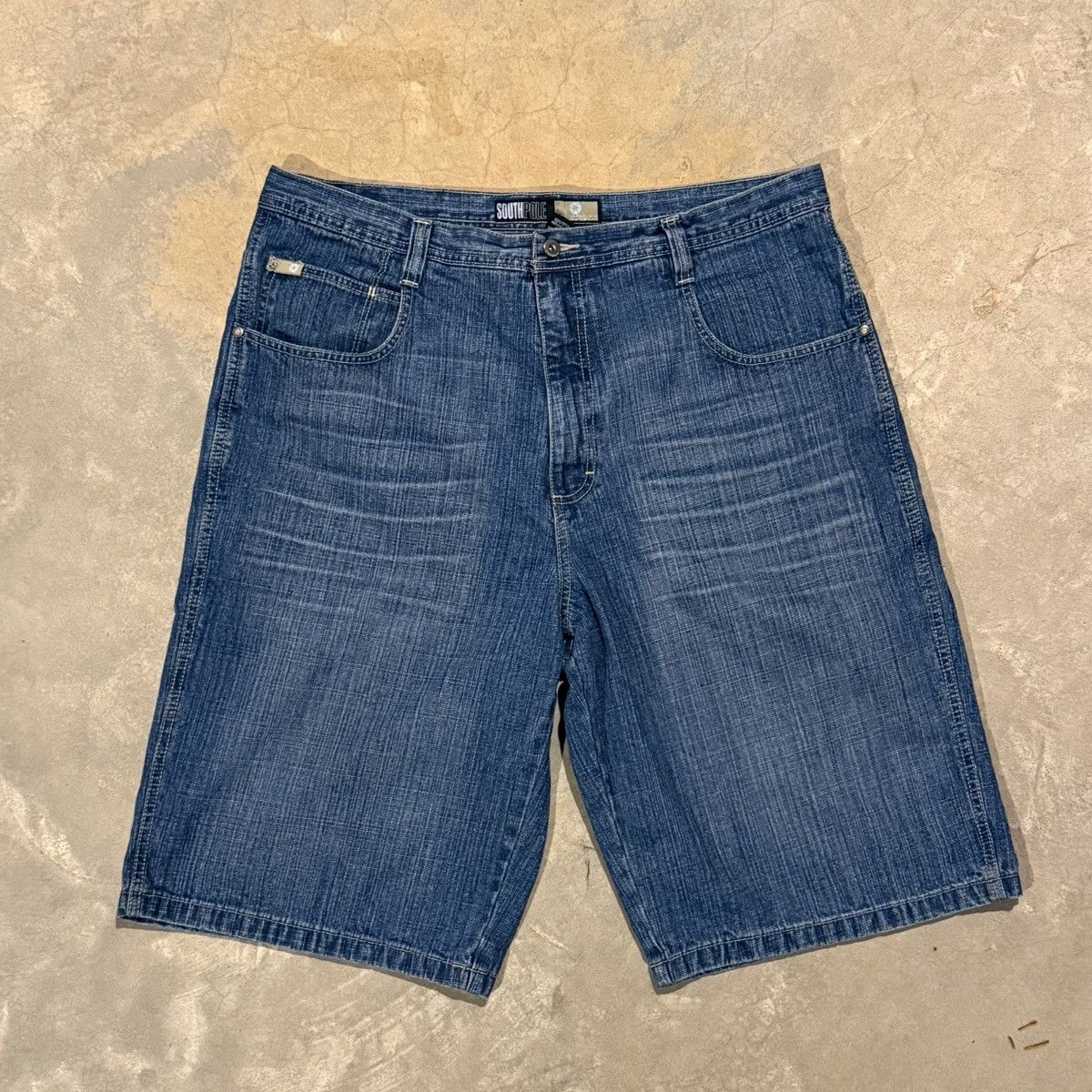 Southpole Vintage 2000s Southpole Baggy Faded Jorts Y2K Skater Grunge Size US 40 / EU 56 - 5 Thumbnail