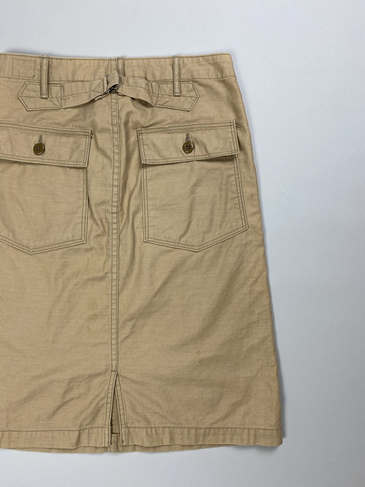 Japanese Brand × Orslow Orslow ladies canvas workwear Back Buckle skirt size 1 Size 26" / US 2 / IT 38 - 20 Thumbnail