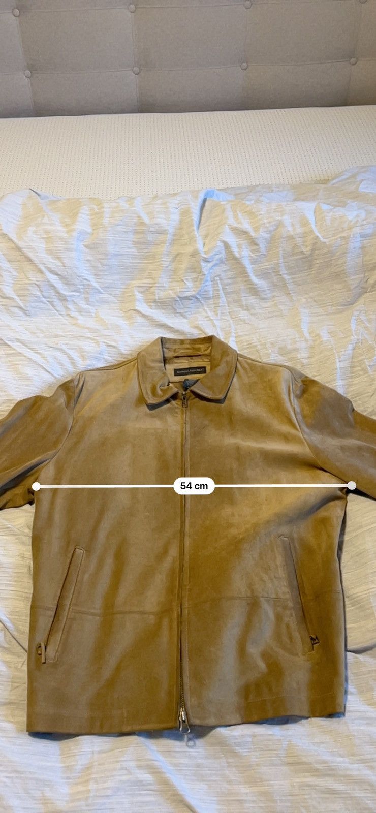 Banana Republic Banana Republic Camel Suede Leather Jacket Size US M / EU 48-50 / 2 - 7 Thumbnail