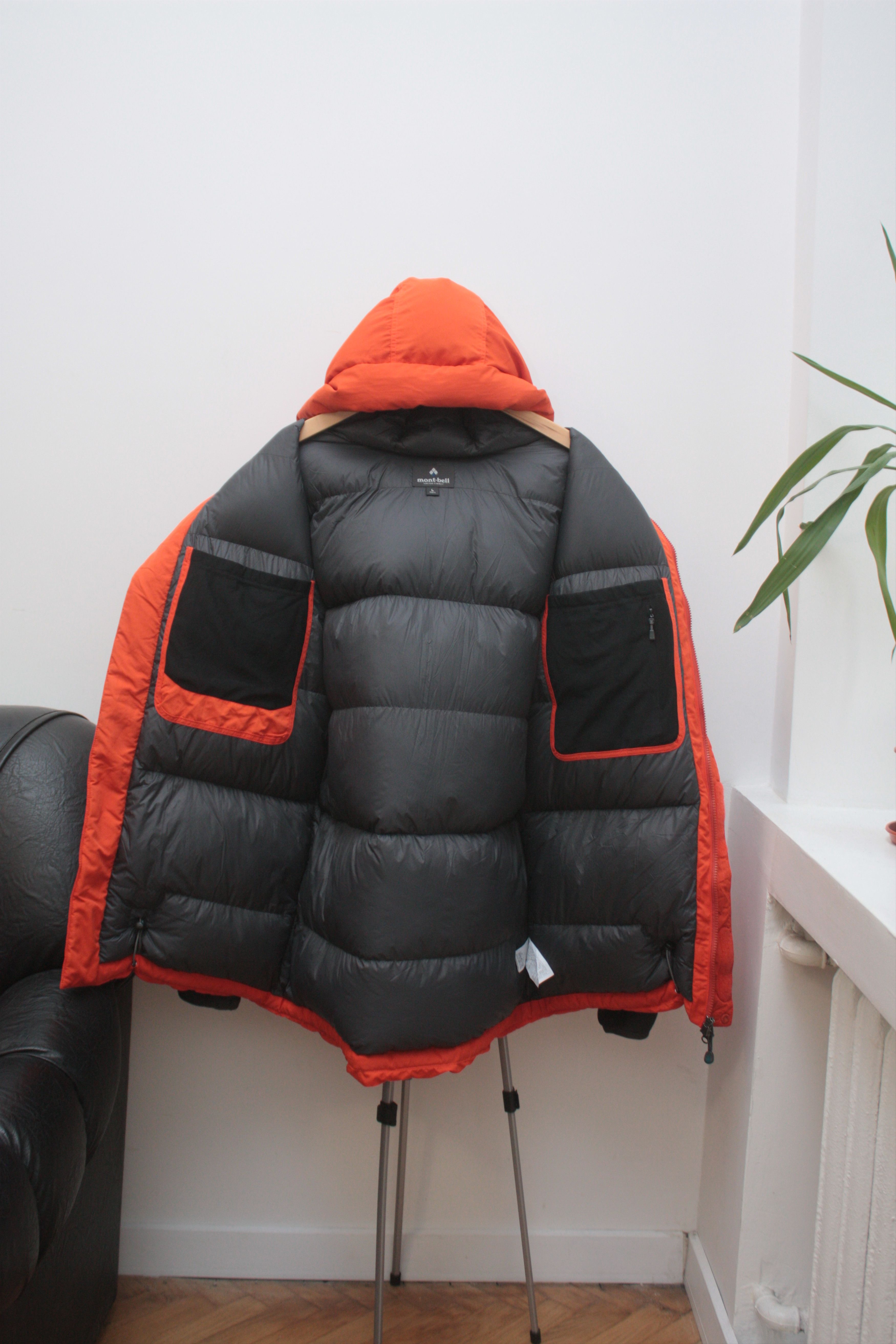 Montbell Montbell Orange Puffer Down Parka Men's Large Size US L / EU 52-54 / 3 - 3 Thumbnail
