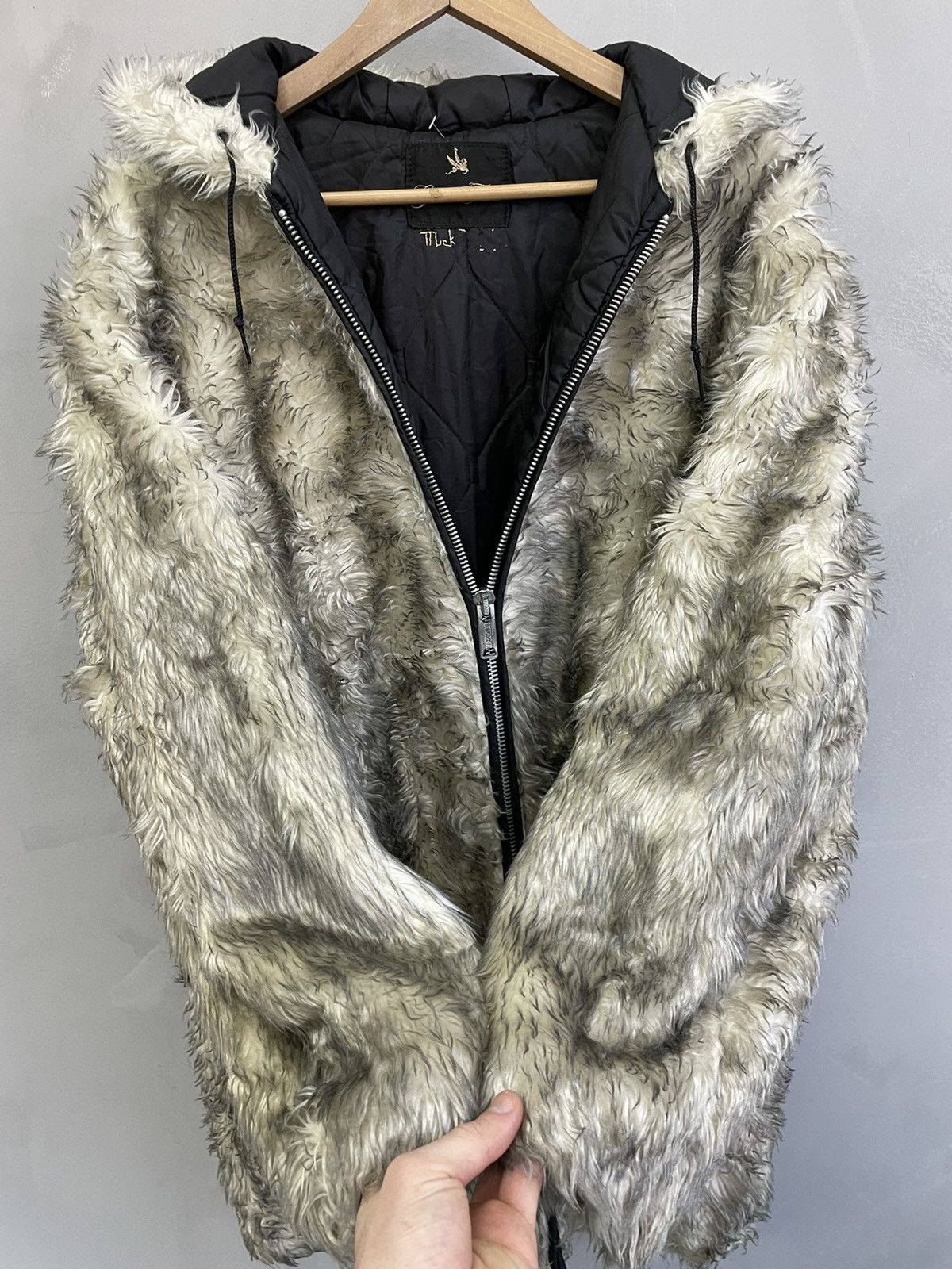 If Six Was Nine × Le Grande Bleu (L.G.B.) yohji yamamoto if six was nine style faux fur jacket archive Size US L / EU 52-54 / 3 - 9 Thumbnail