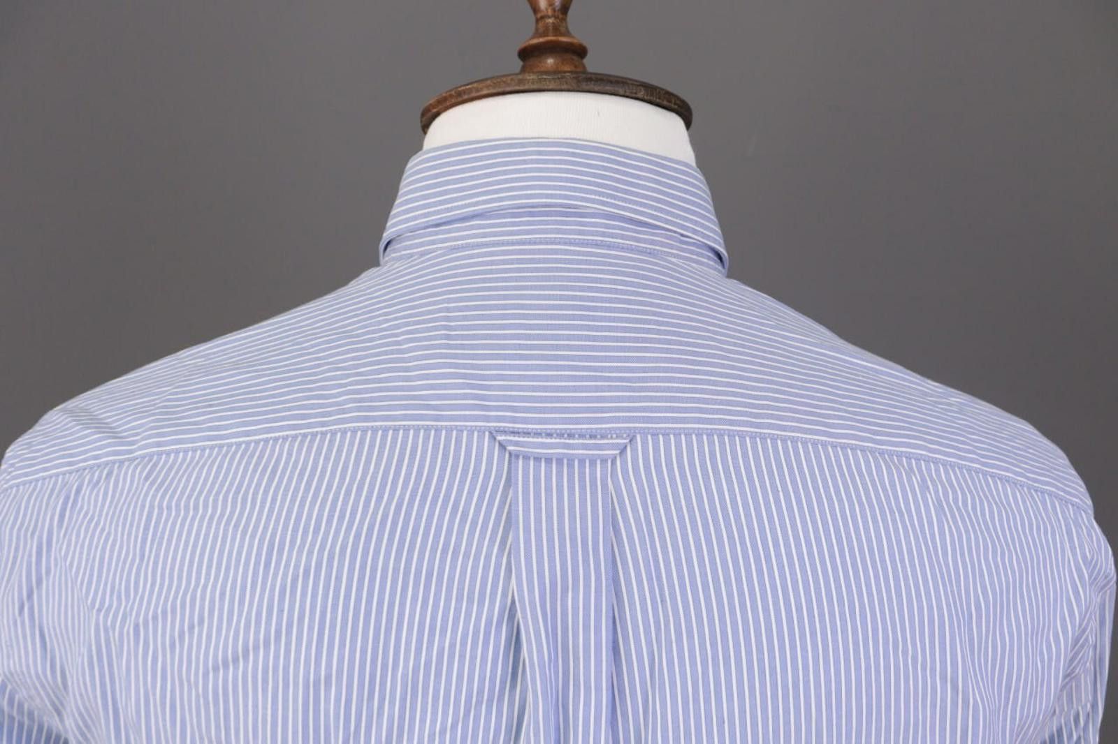 Gieves & Hawkes Gieves & Hawkes Blue Striped Dress Shirt Size 41 / 16 Size US M / EU 48-50 / 2 - 8 Thumbnail