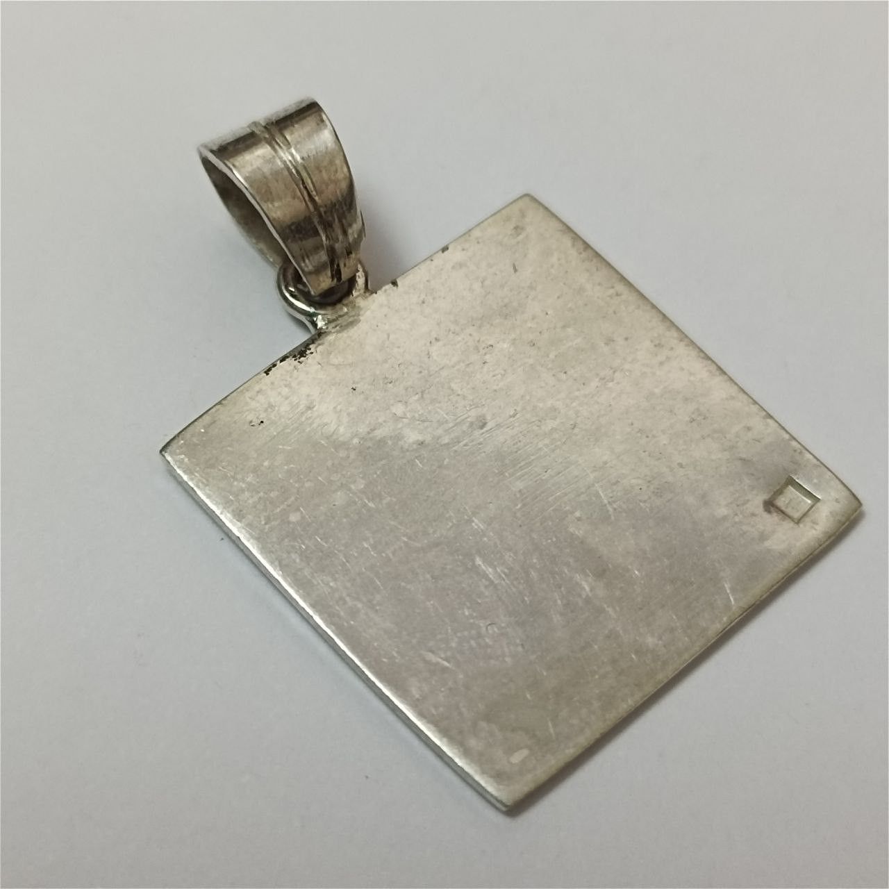 Vintage 900 silver Egyptian pendant,with hieroglyphs vintage art Size ONE SIZE - 4 Thumbnail
