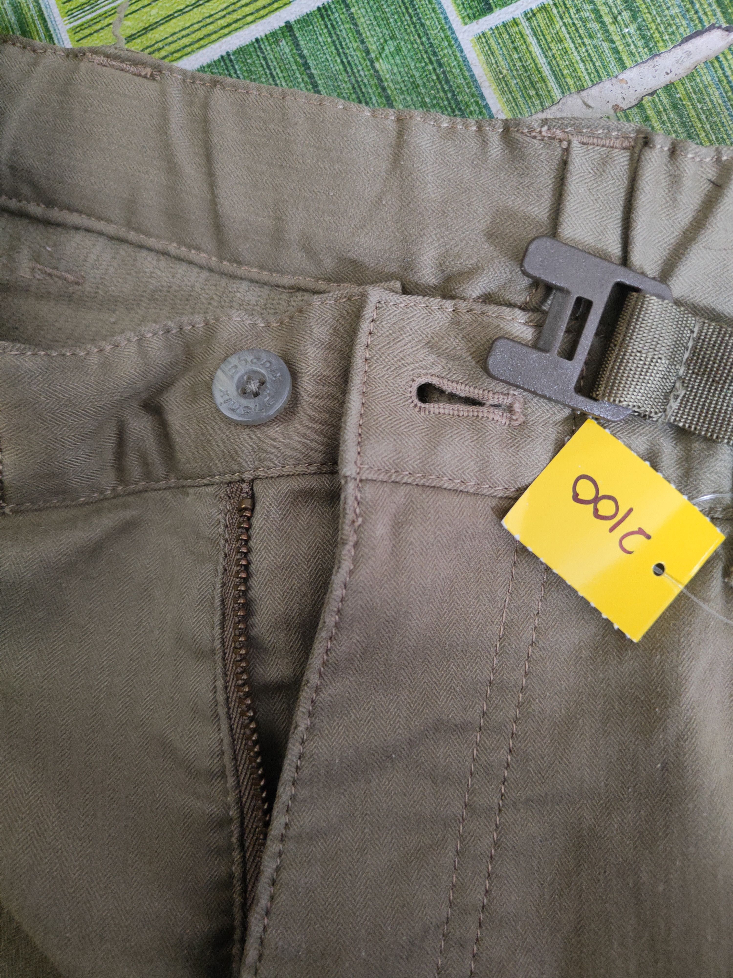 Japanese Brand DL Phenix Olive Multipocket Cargo Pants #2100 Size US 30 / EU 46 - 16 Thumbnail
