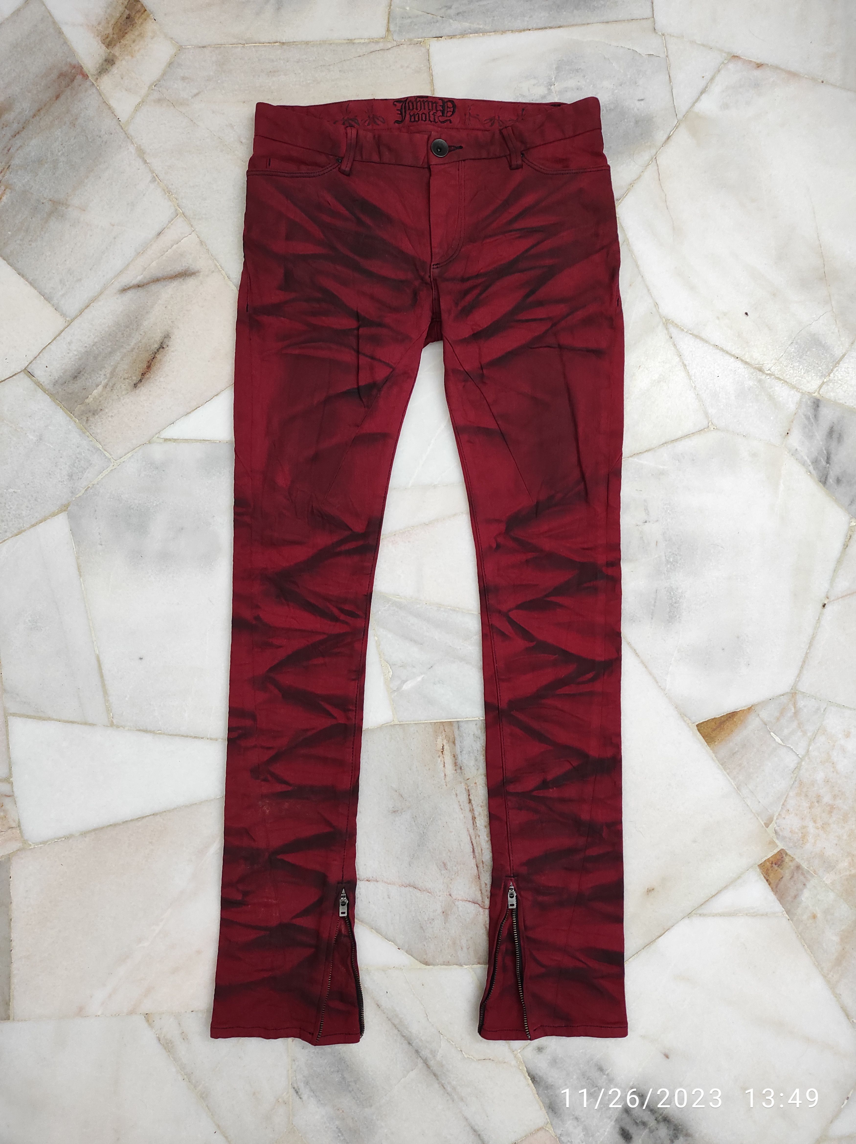 Japanese Brand Archive JOHNNY WOLF Visual Kei ankle zipper's jeans Size US 32 / EU 48 - 12 Thumbnail