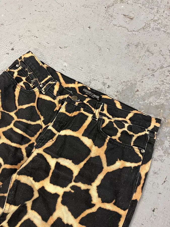 Roberto Cavalli FW2000 Roberto Cavalli Seisma Guava Black Pants Size US 32 / EU 48 - 6 Thumbnail