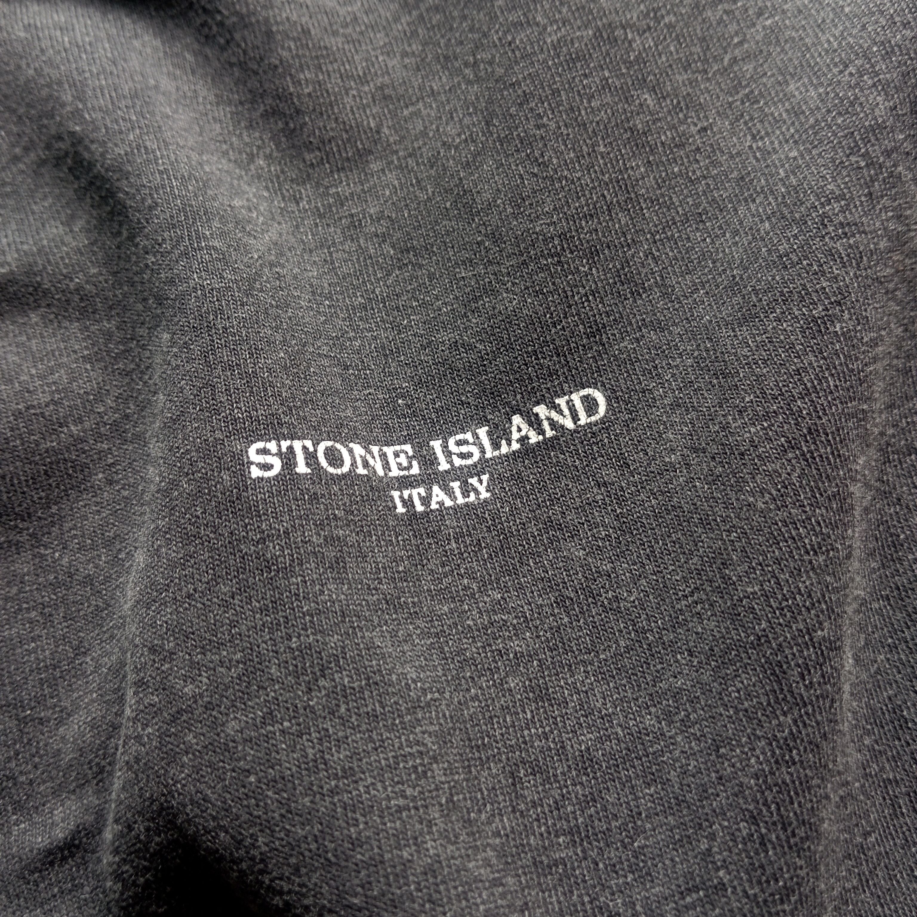 Stone Island Vintage Stone Island v-neck washed t shirt Size US M / EU 48-50 / 2 - 3 Thumbnail