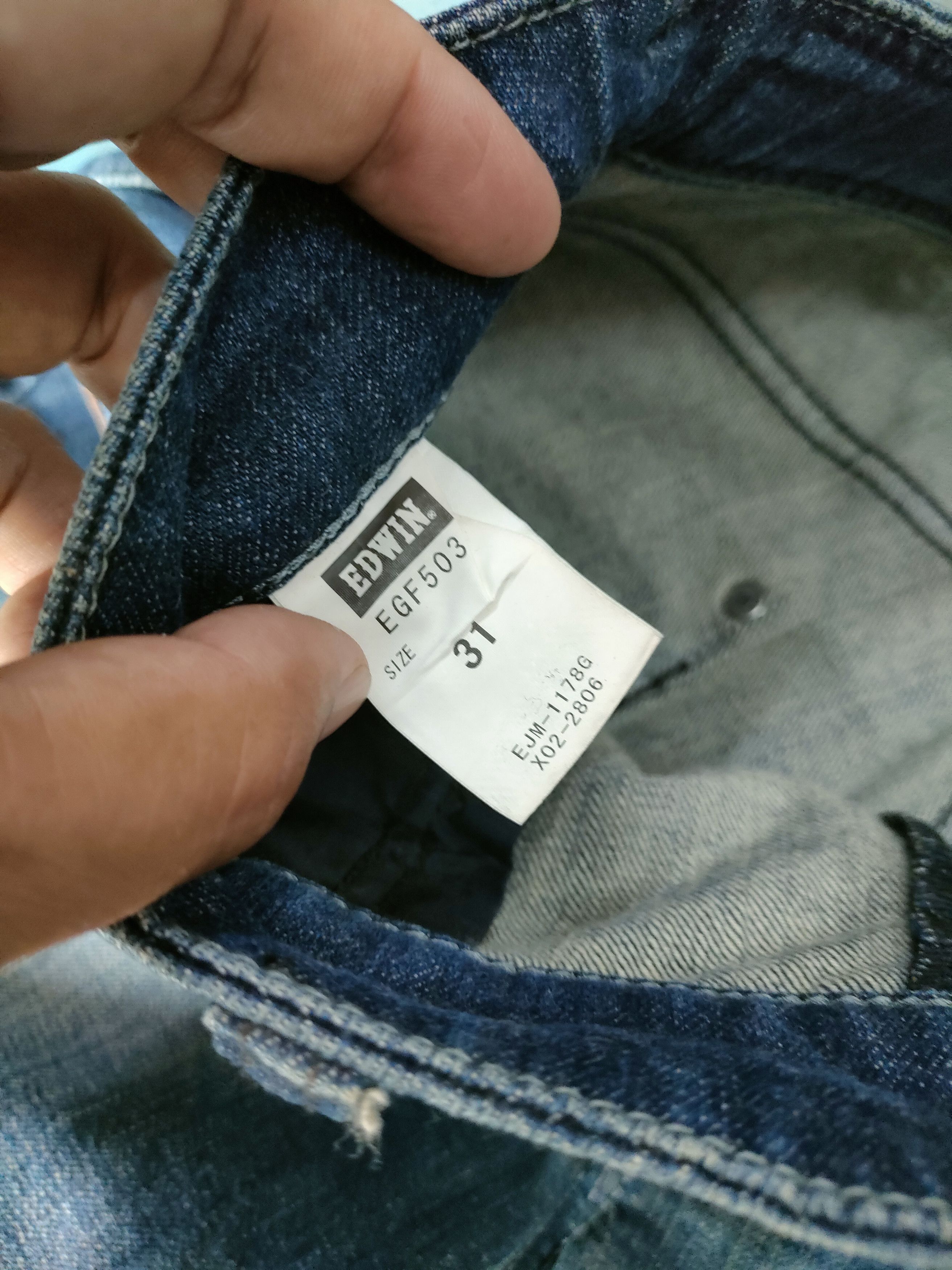 Edwin × If Six Was Nine × Japanese Brand Edwin 503 Regular Jeans Size US 33 - 8 Thumbnail