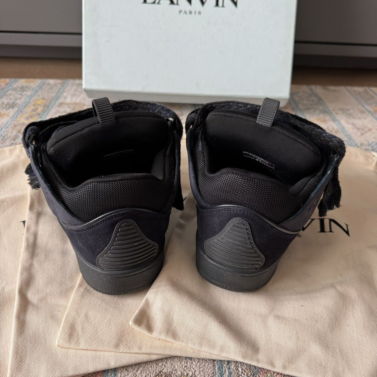 Lanvin Lanvin Curb shoes dark blue Size US 12 / EU 45 - 5 Thumbnail