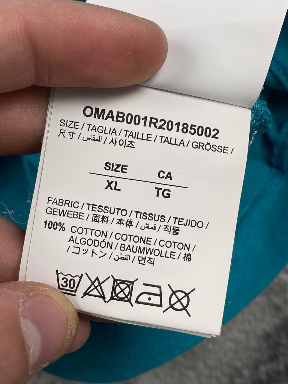 Off-White Off-White Tape Arrows Long Sleeve Big Logo Men Size XL Blue Size US XL / EU 56 / 4 - 19 Thumbnail