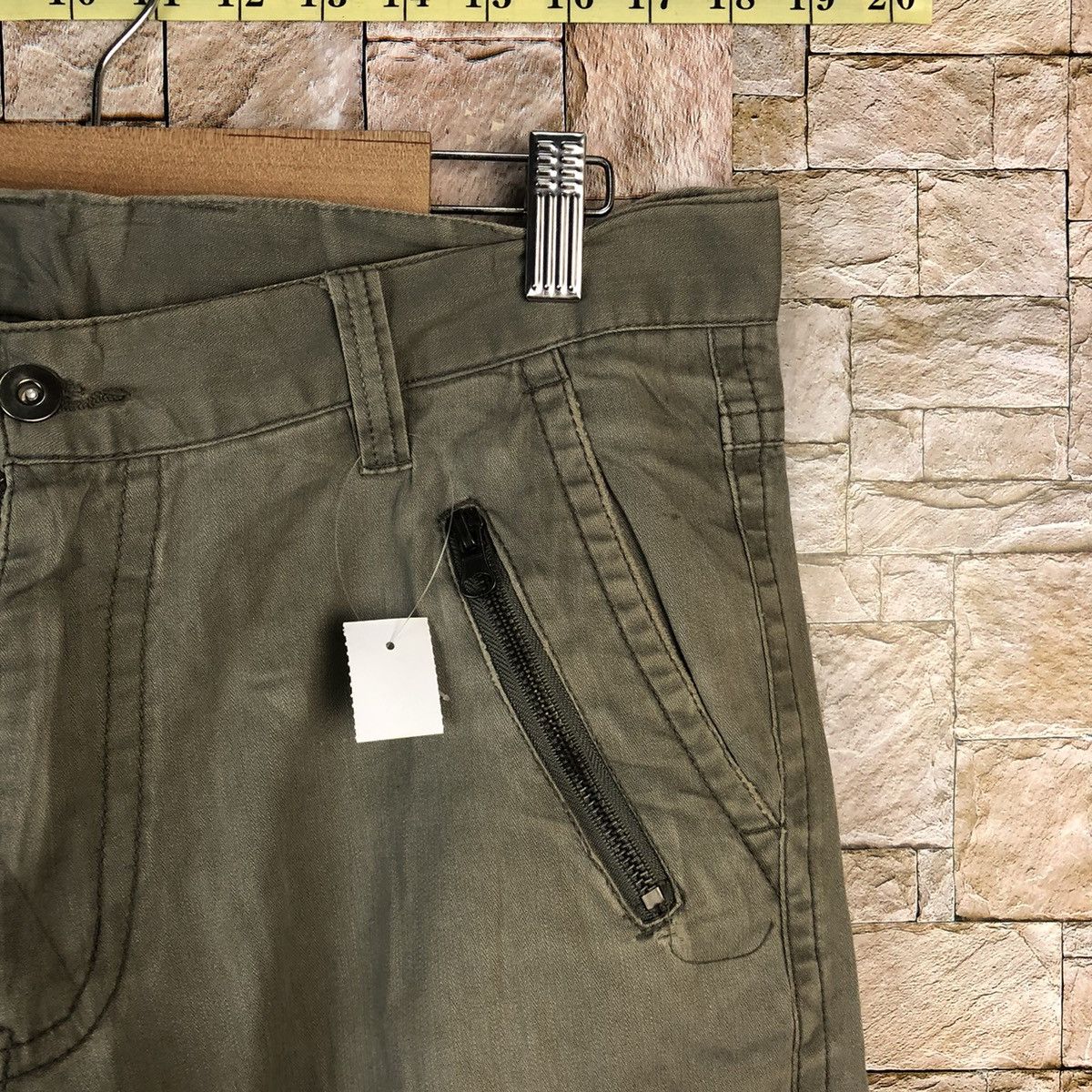 Japanese Brand Japanese Brand Green Cargo Multipocket Pants #A1027 Size US 32 / EU 48 - 9 Thumbnail