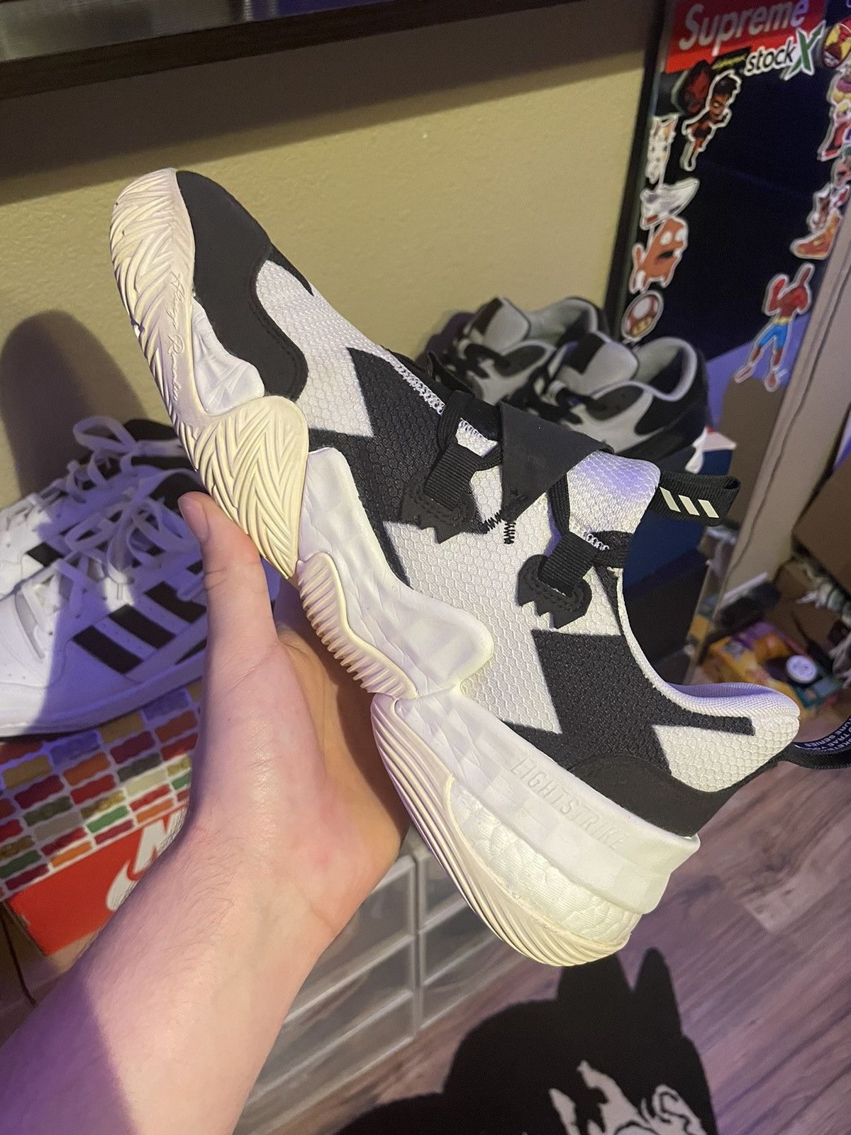 Adidas × NBA Adidas Trae Young 1 So So Def Recordings Size US 11.5 / EU 44-45 - 3 Thumbnail