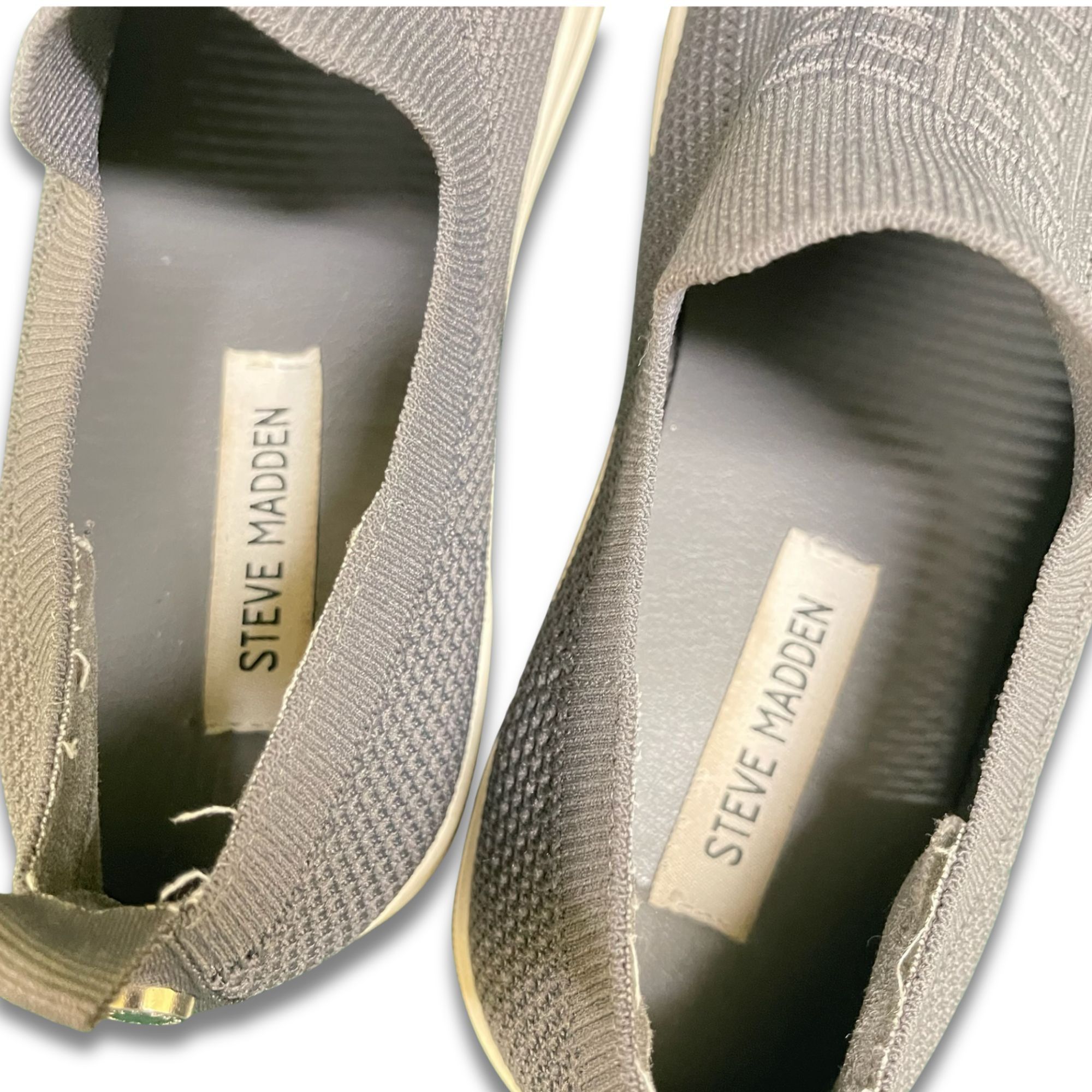 Steve Madden STEVE MADDEN Knit Slip-On Sneakers In Gray With Lightweight Size US 11 / IT 41 - 5 Thumbnail