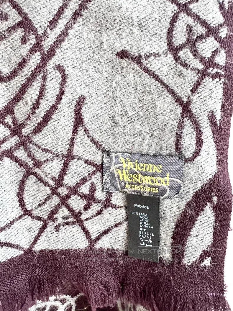 Vivienne Westwood Vivienne Westwood Gray Double-sided Full-print Big Saturn Size ONE SIZE - 6 Thumbnail