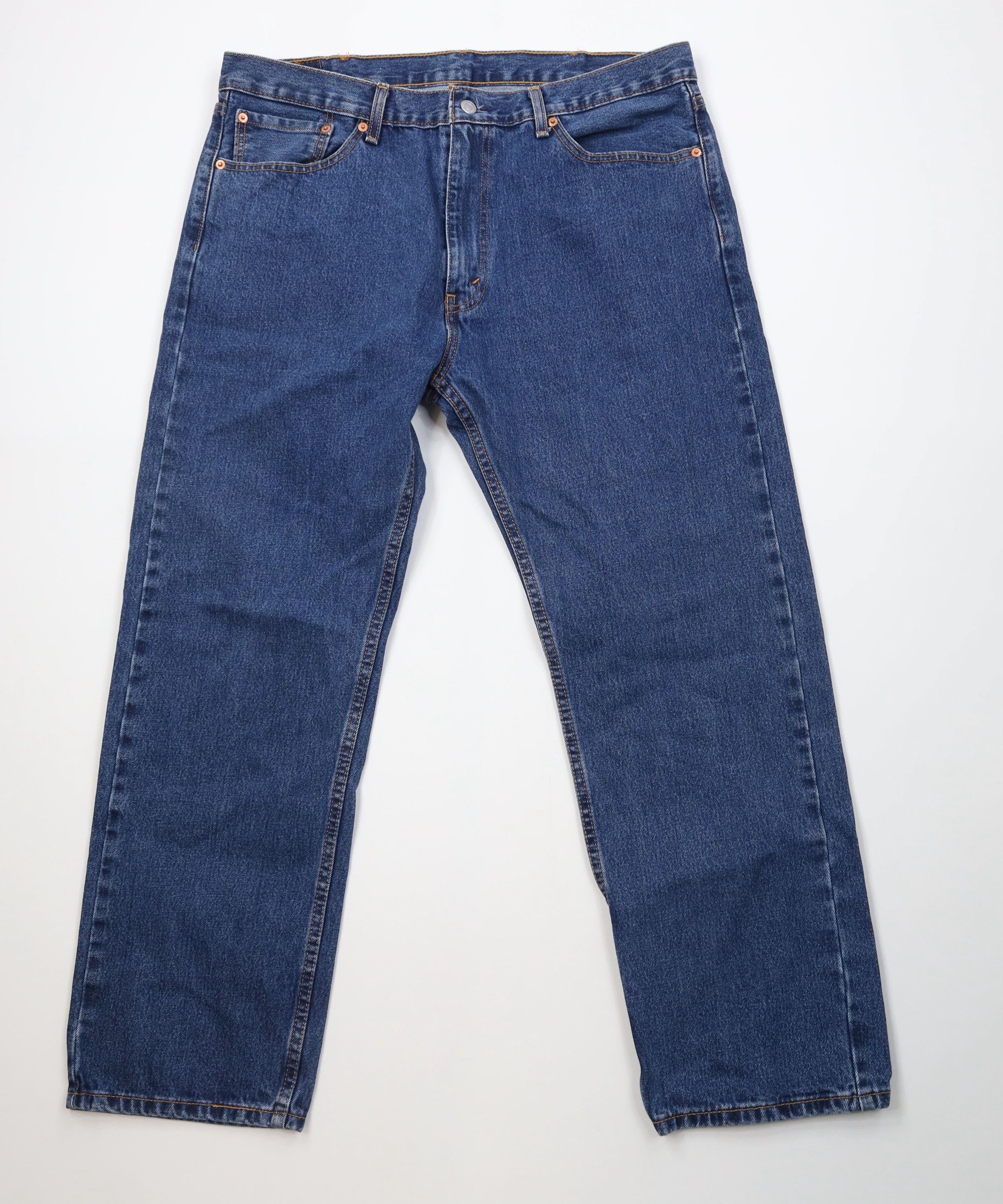 Levi's Vintage Y2K Levis 505 Regular Straight Leg Denim Jeans Blue Size US 38 / EU 54 - 1 Thumbnail