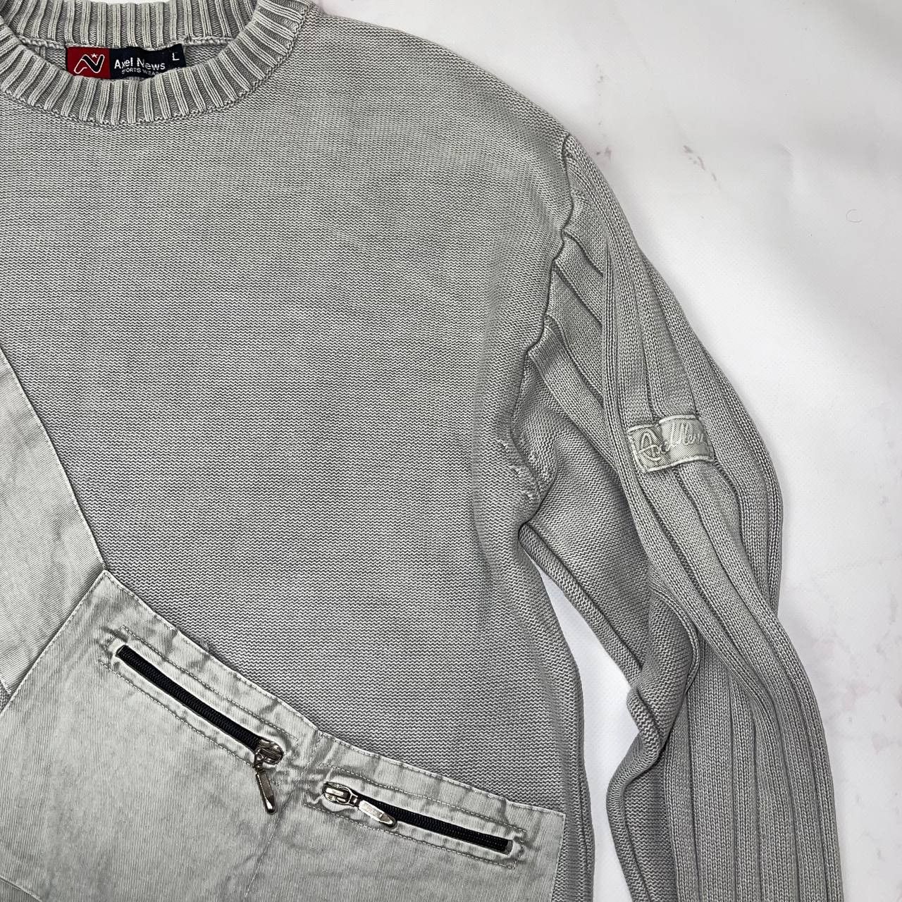 Vintage Streetwear × Vintage Avant Garde Axel News Vintage Sweater L Size US L / EU 52-54 / 3 - 6 Thumbnail