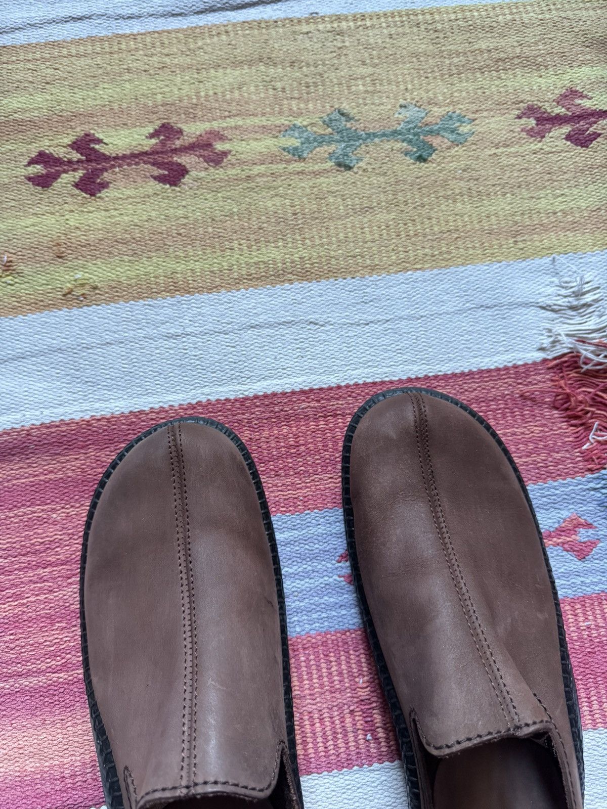 Genuine Leather Westland by Josef Seibel y2k Brown Leather Mule Dandals Size US 11 / EU 44 - 7 Thumbnail