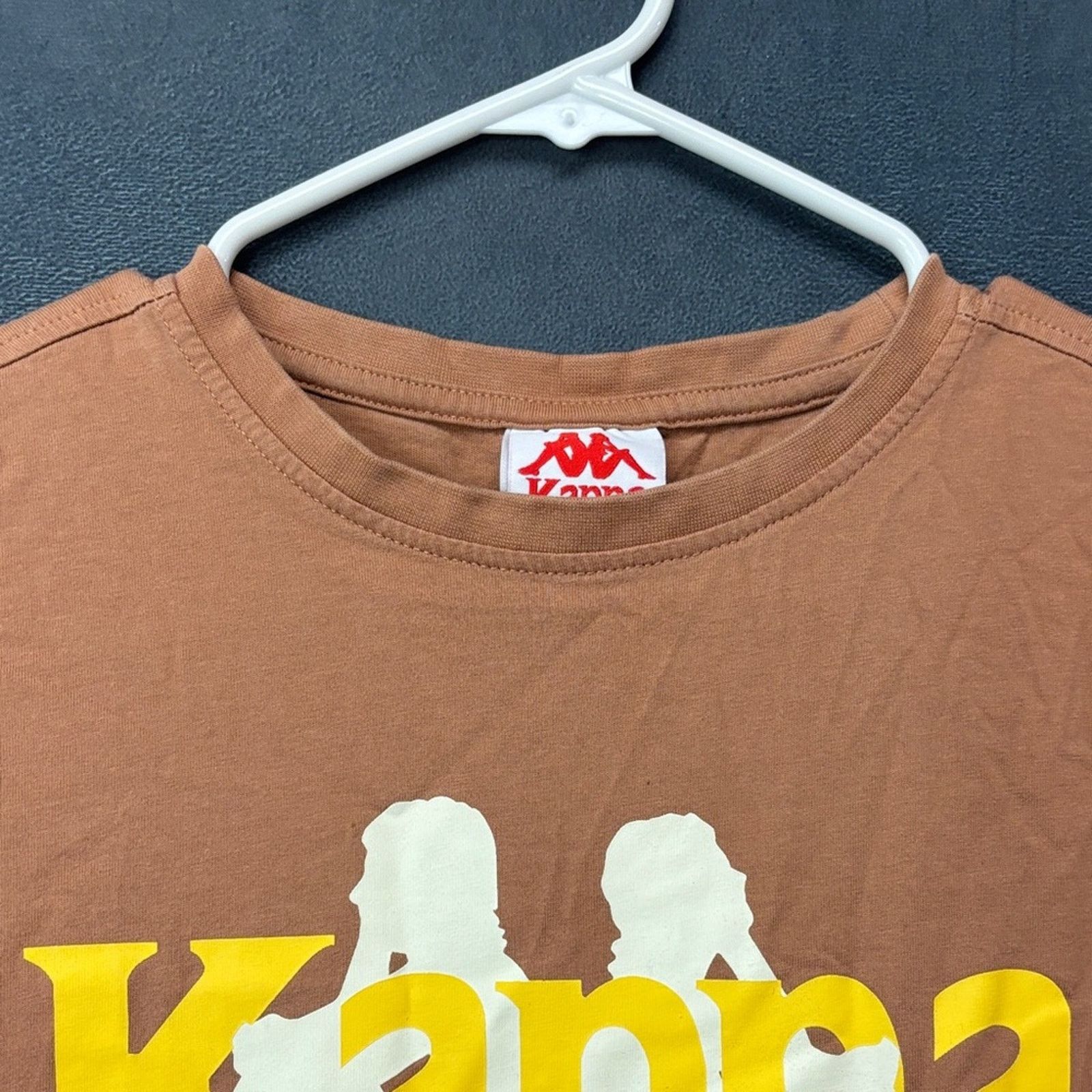 Kappa Kappa Authentic Brown Logo Tee Soccer Blockcore Athletic Size US S / EU 44-46 / 1 - 4 Thumbnail