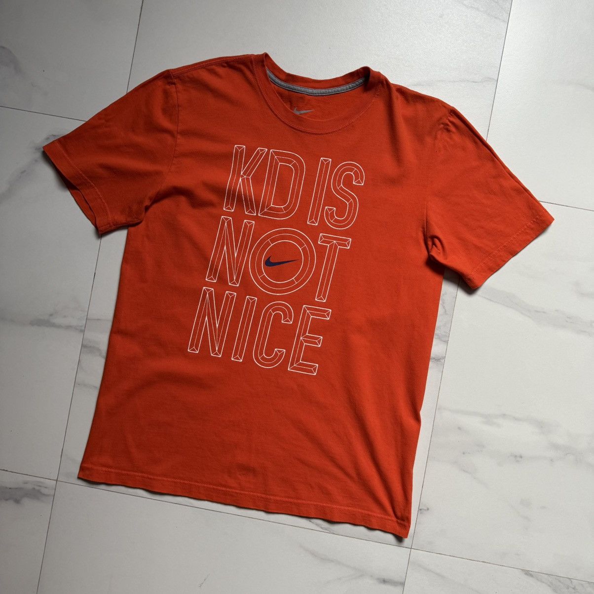 Nike Vintage Y2K Nike KD Is Not Nice T-Shirt Size US L / EU 52-54 / 3 - 4 Thumbnail