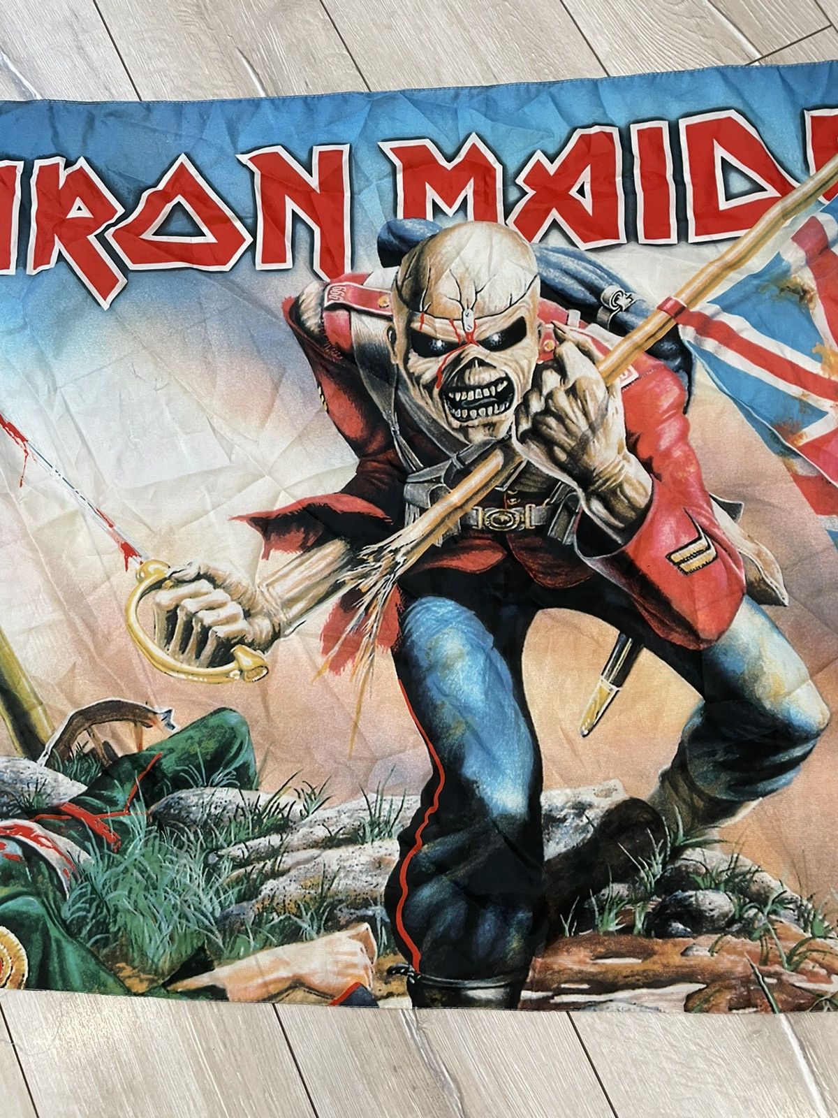 Iron Maiden × Vintage Vintage Iron Maiden 2005 Poster Scarf Size ONE SIZE - 3 Thumbnail