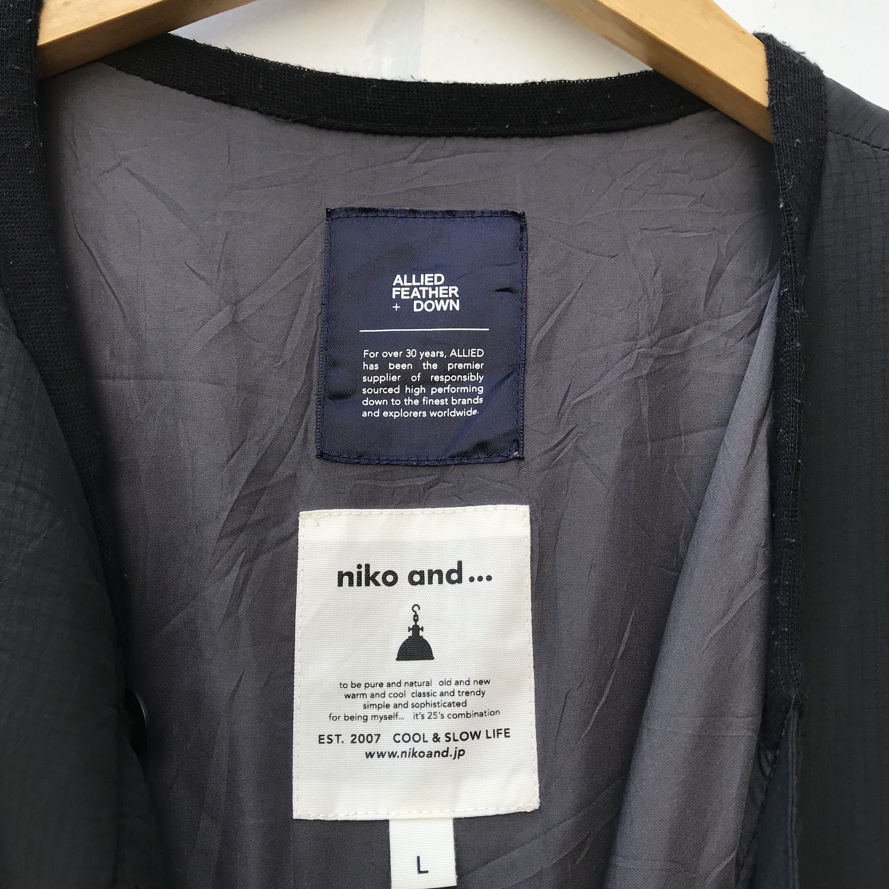 Designer × Japanese Brand NIKO AND X allied feather down Black colorway Puffer Quilted Size US XL / EU 56 / 4 - 3 Thumbnail