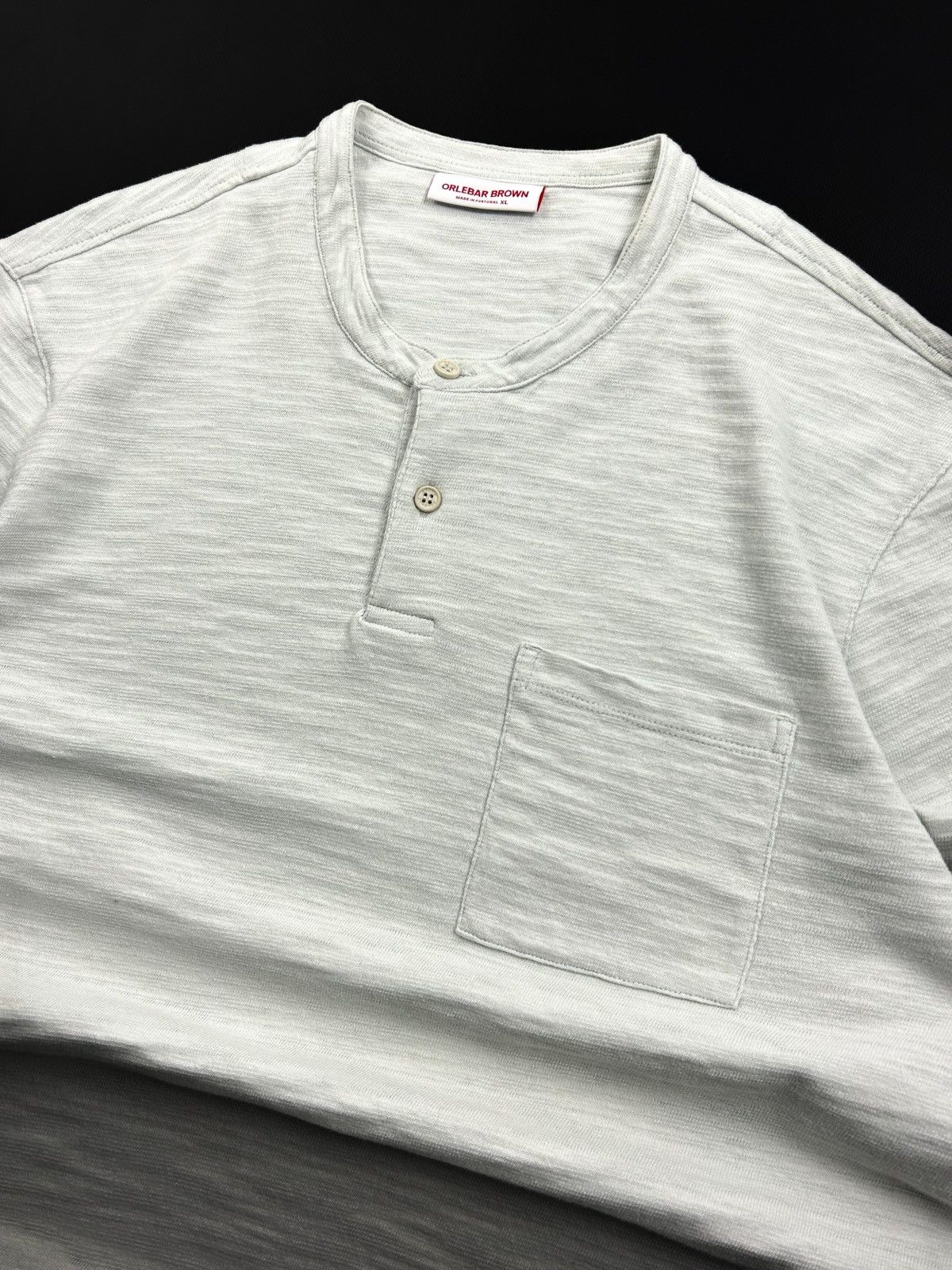 Orlebar Brown Orlebar Brown Button-Up Sweatshirt Grey XL Vintage Designer Size US XL / EU 56 / 4 - 7 Thumbnail