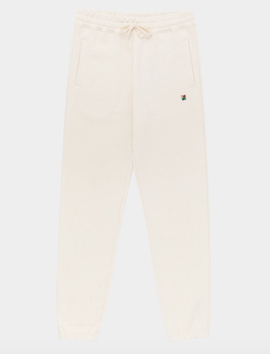 Aime Leon Dore o1mle0925 Crest Sweatpants & Joggers in Ivory Size US 34 / EU 50 - 1 Preview