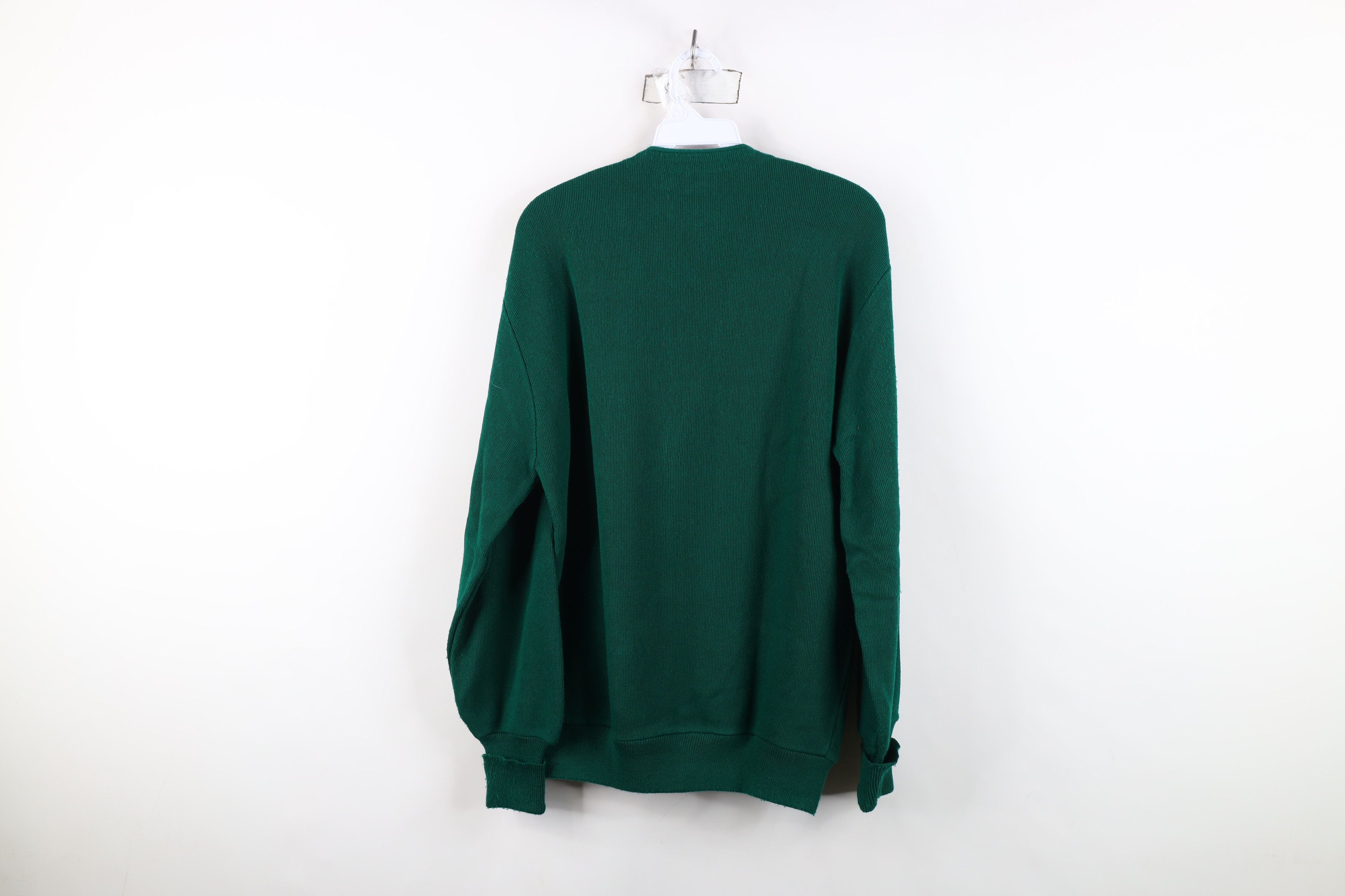 Vintage Vintage 70s Streetwear Cobain Cardigan Sweater Green USA Size US M / EU 48-50 / 2 - 9 Thumbnail