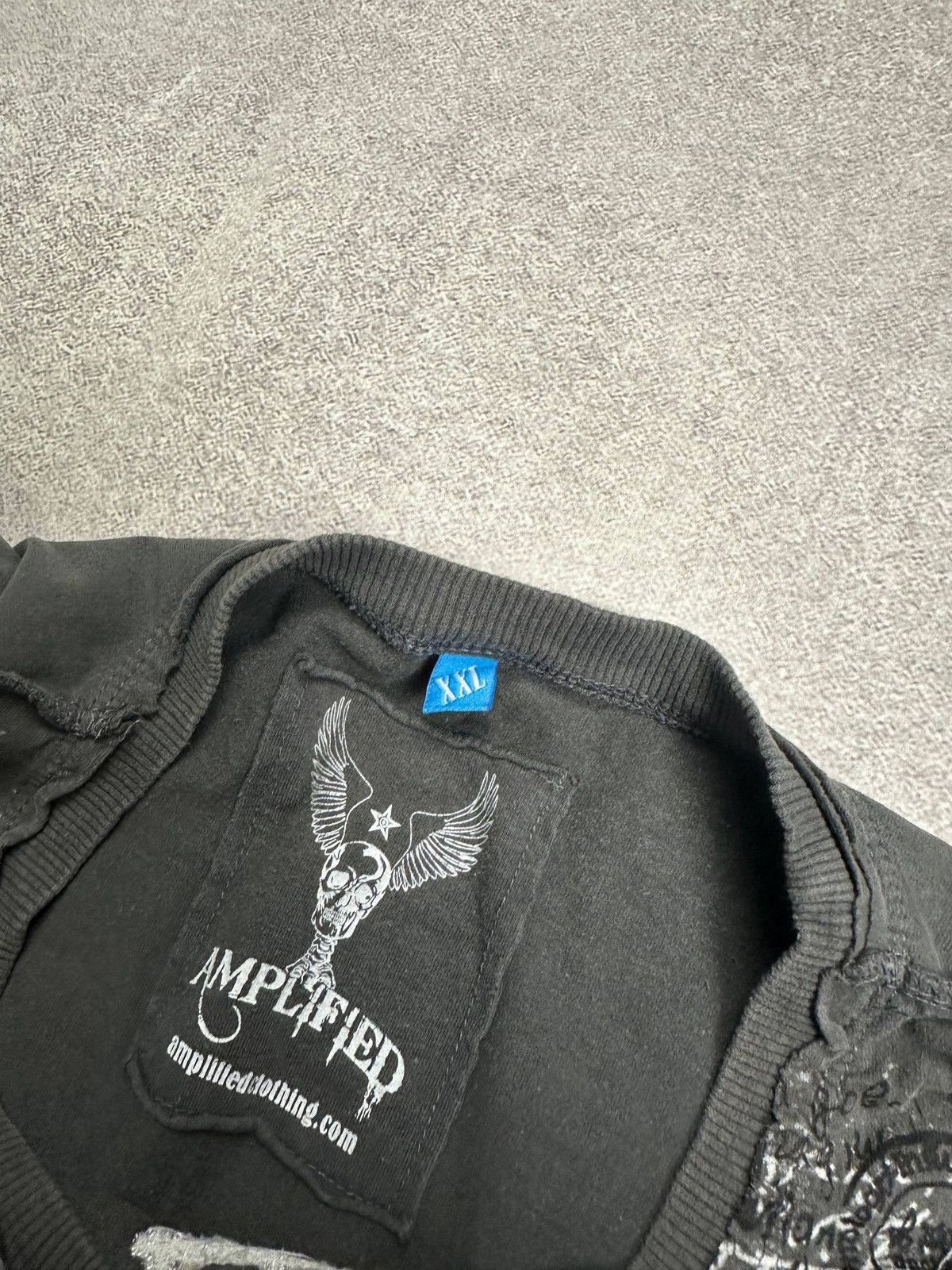 Affliction Vintage Amplified Affliction Y2K All Over Print T-shirt XXL Size US XXL / EU 58 / 5 - 5 Thumbnail
